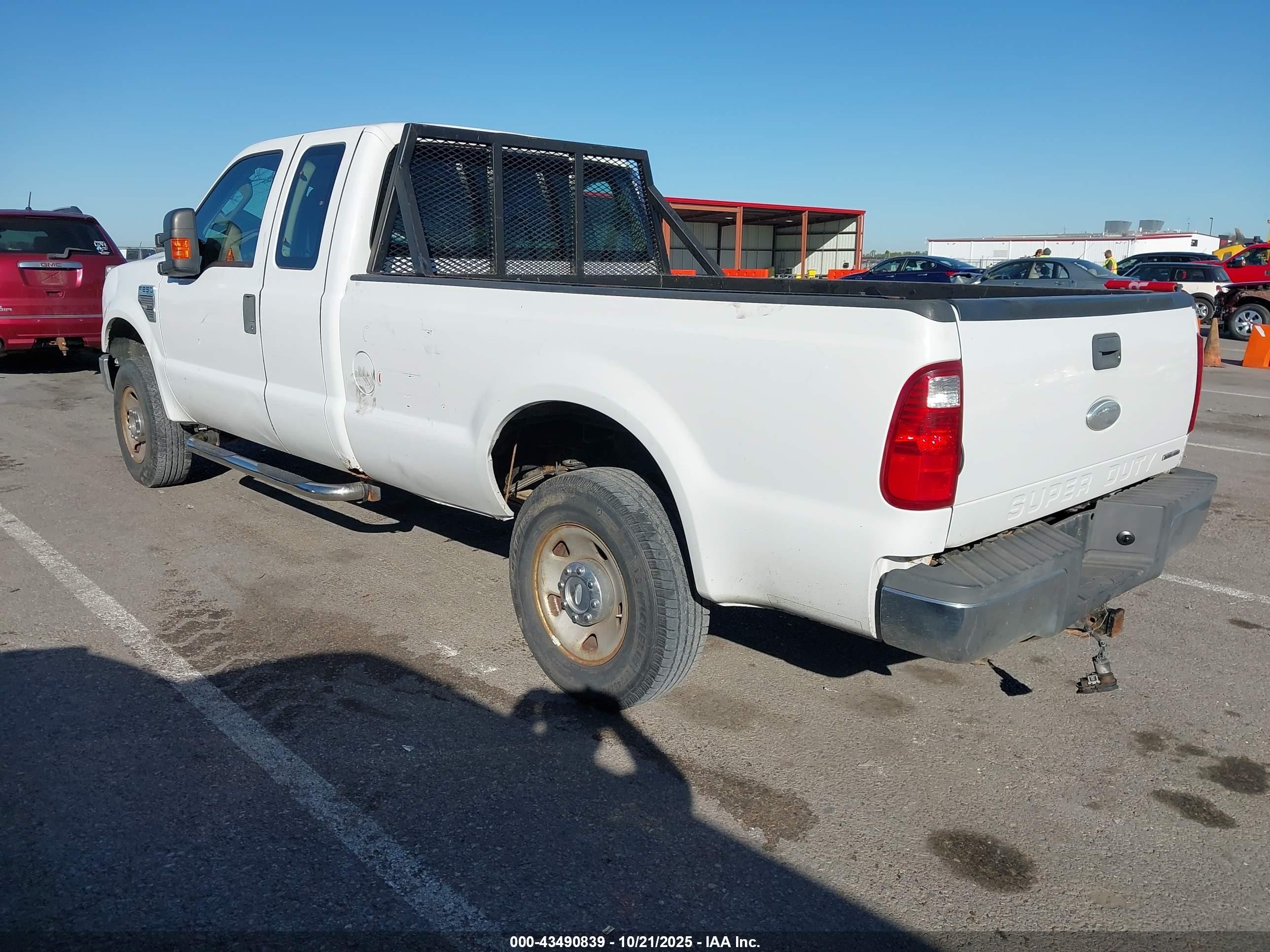 2009 Ford F-250 Fx4/lariat/xl/xlt White vin: 1FTSX21529EA16663
