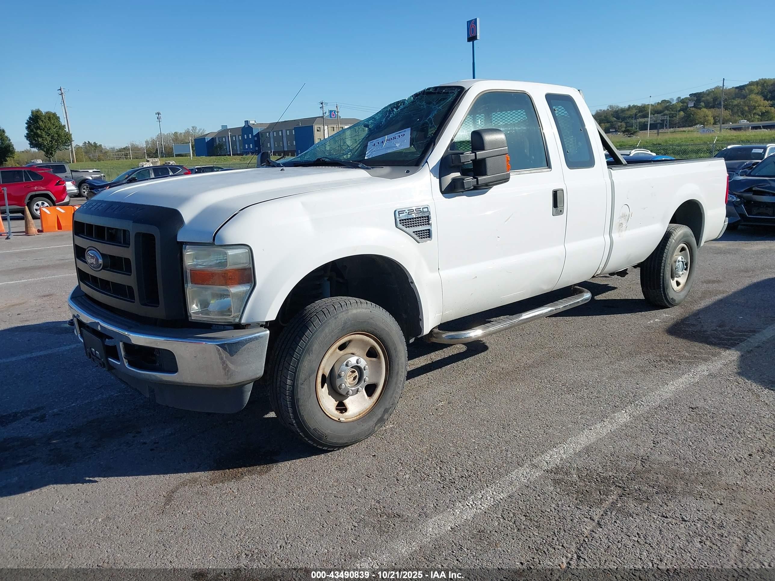 2009 Ford F-250 Fx4/lariat/xl/xlt White vin: 1FTSX21529EA16663
