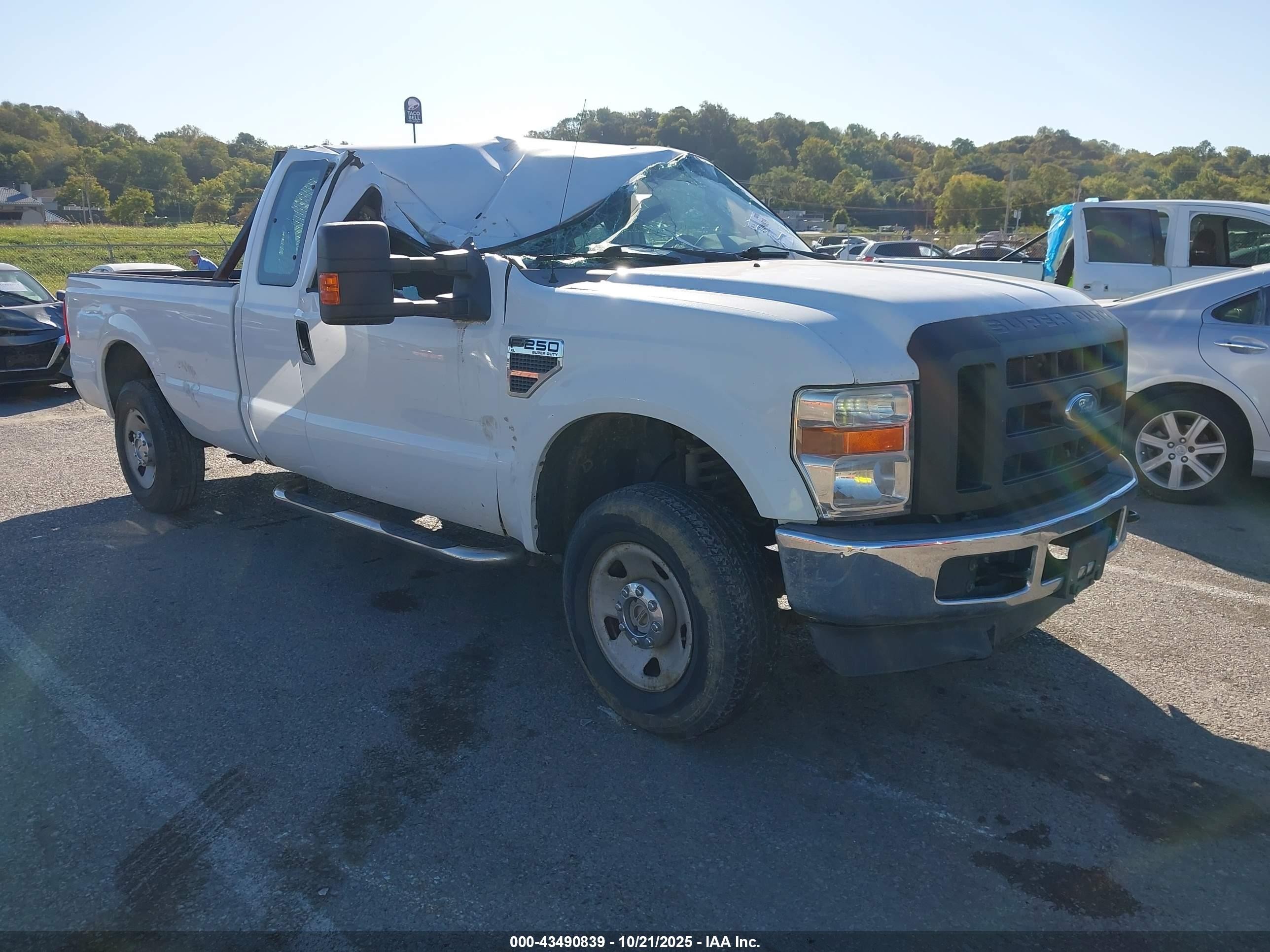 2009 Ford F-250 Fx4/lariat/xl/xlt White vin: 1FTSX21529EA16663