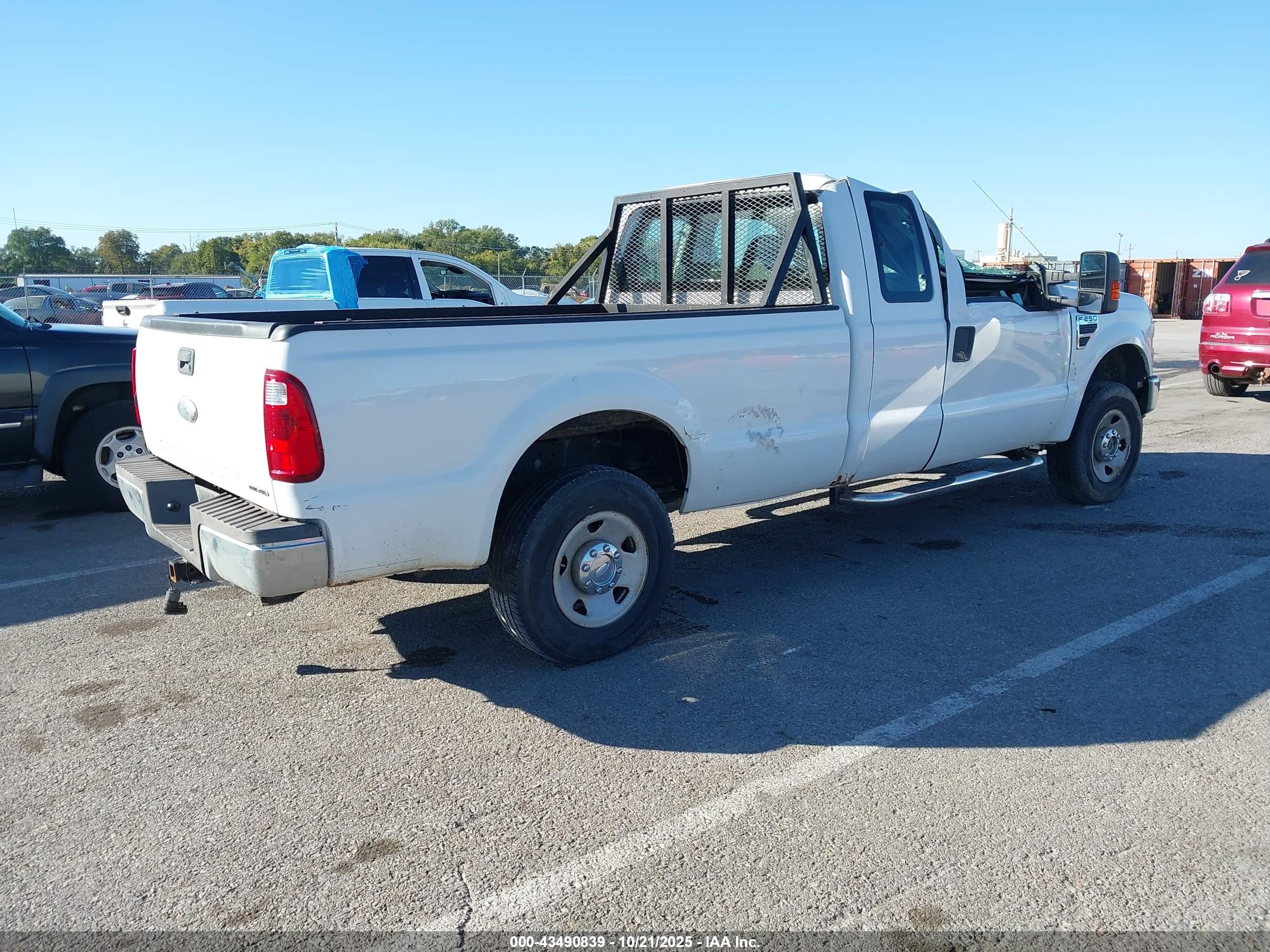 2009 Ford F-250 Fx4/lariat/xl/xlt White vin: 1FTSX21529EA16663