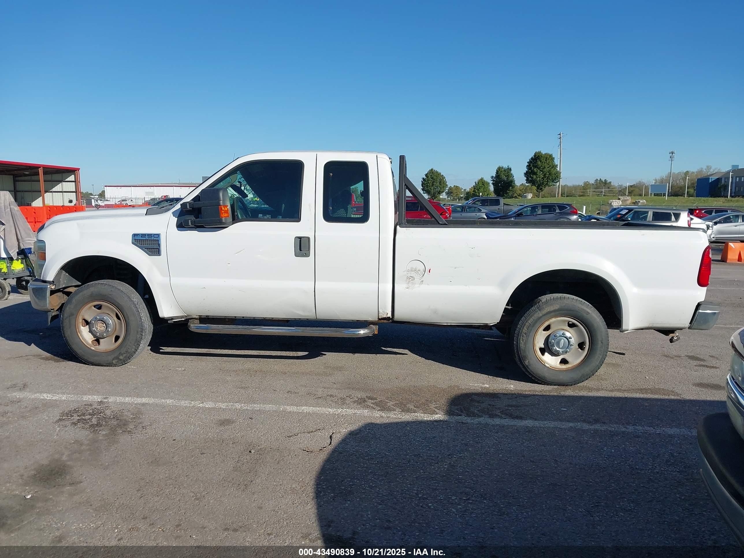 2009 Ford F-250 Fx4/lariat/xl/xlt White vin: 1FTSX21529EA16663