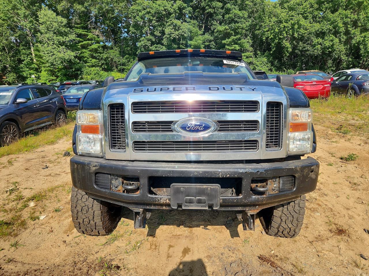 2008 Ford F250 Super Duty Black vin: 1FTSX21538EA84114