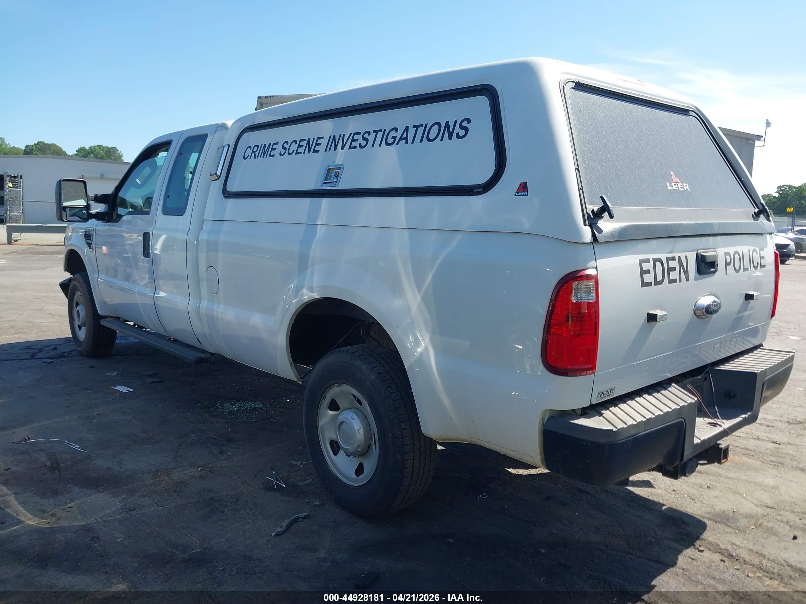 2008 Ford F-250 Fx4/lariat/xl/xlt White vin: 1FTSX21538EE27696