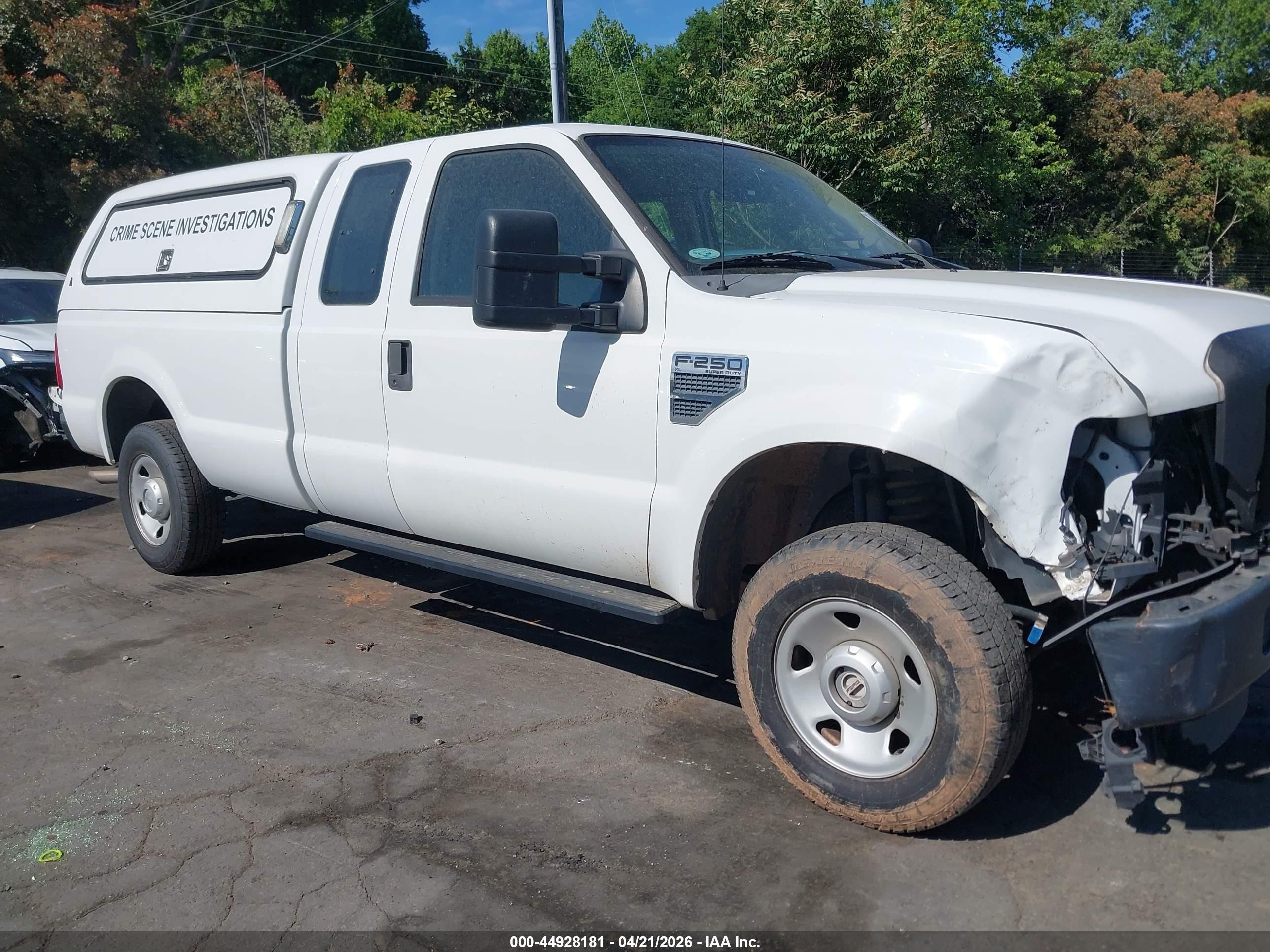 2008 Ford F-250 Fx4/lariat/xl/xlt White vin: 1FTSX21538EE27696