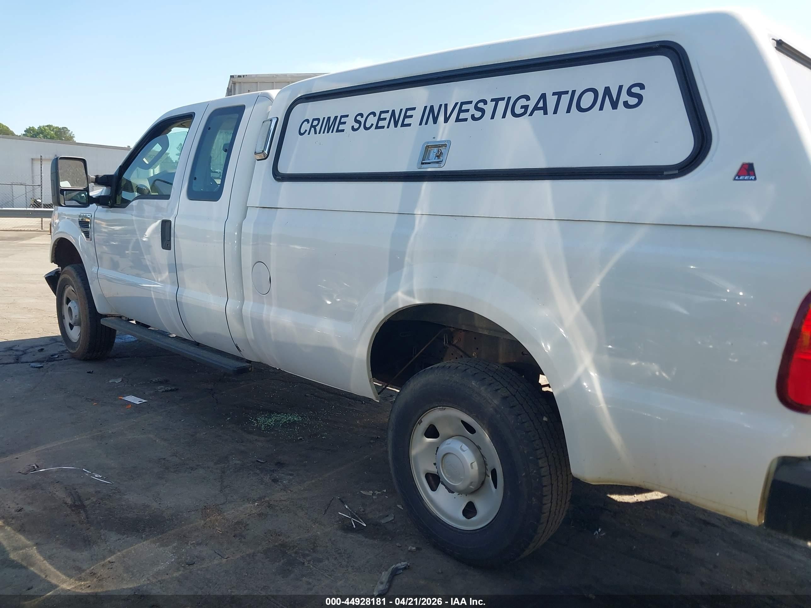 2008 Ford F-250 Fx4/lariat/xl/xlt White vin: 1FTSX21538EE27696