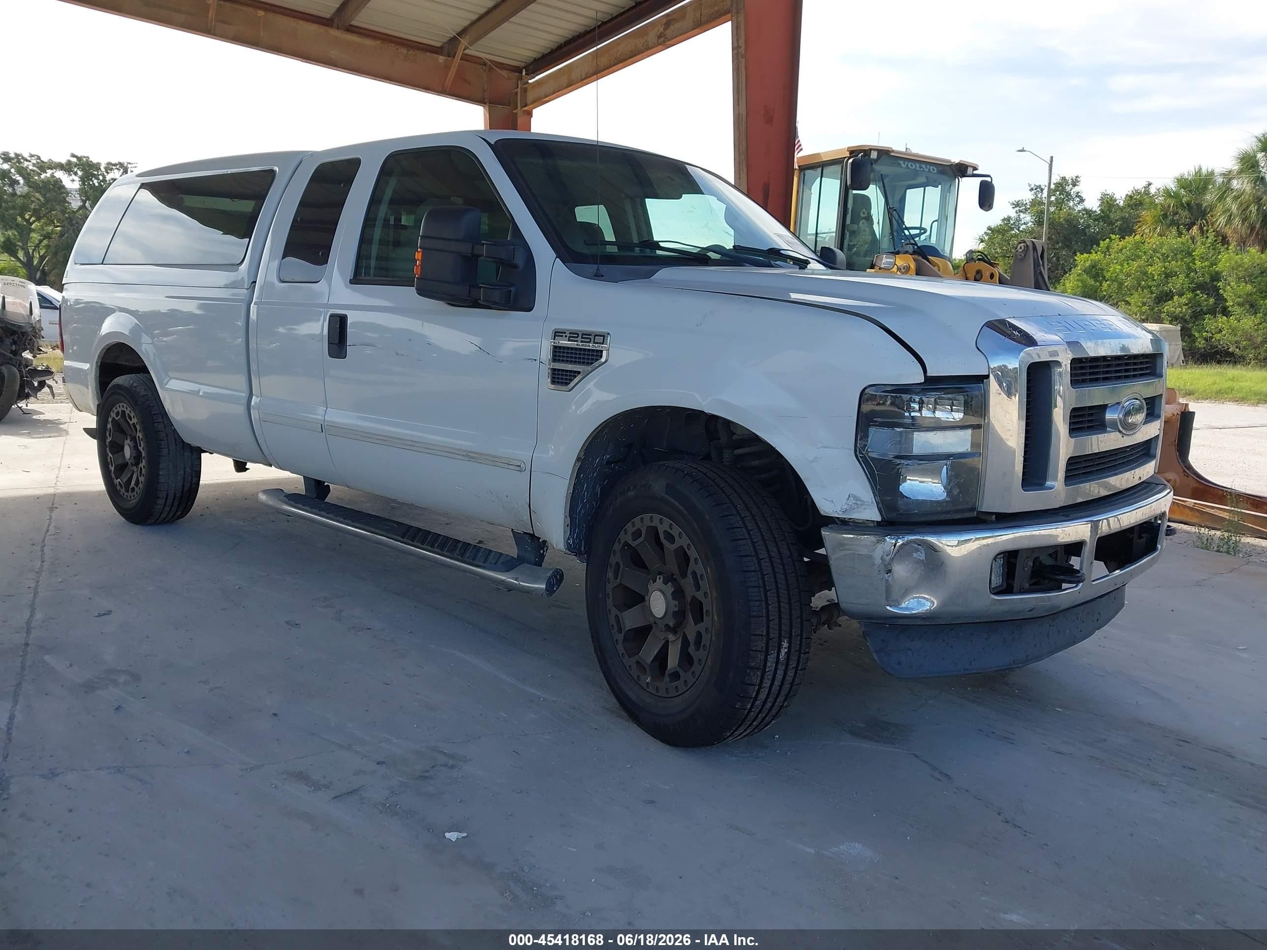 2008 Ford F-250 Fx4/lariat/xl/xlt White vin: 1FTSX21548ED52765
