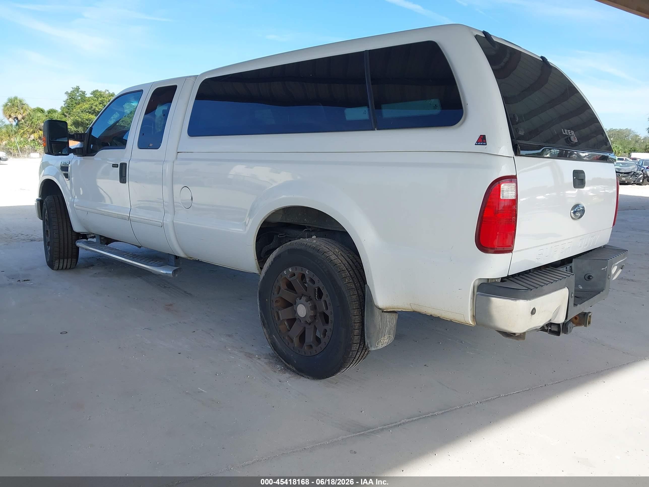 2008 Ford F-250 Fx4/lariat/xl/xlt White vin: 1FTSX21548ED52765