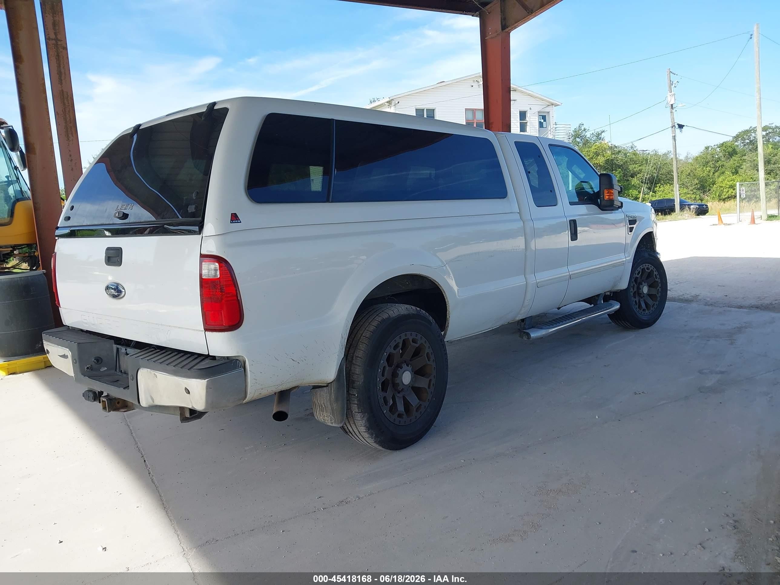 2008 Ford F-250 Fx4/lariat/xl/xlt White vin: 1FTSX21548ED52765
