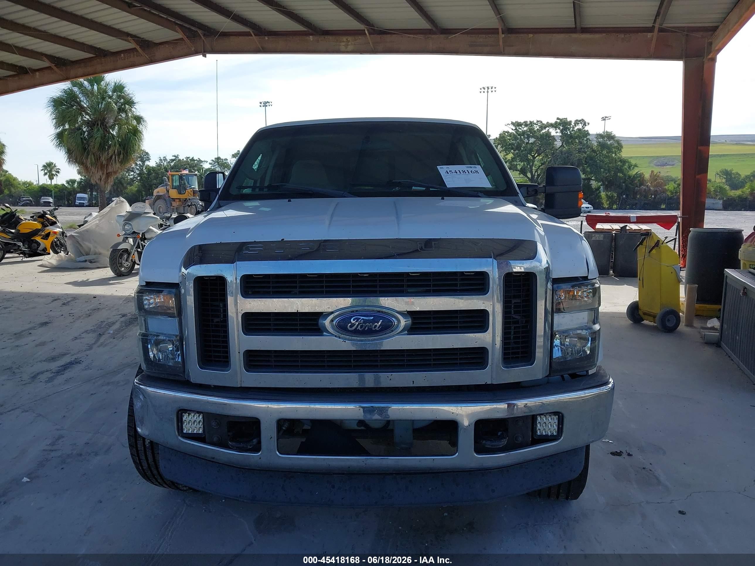 2008 Ford F-250 Fx4/lariat/xl/xlt White vin: 1FTSX21548ED52765