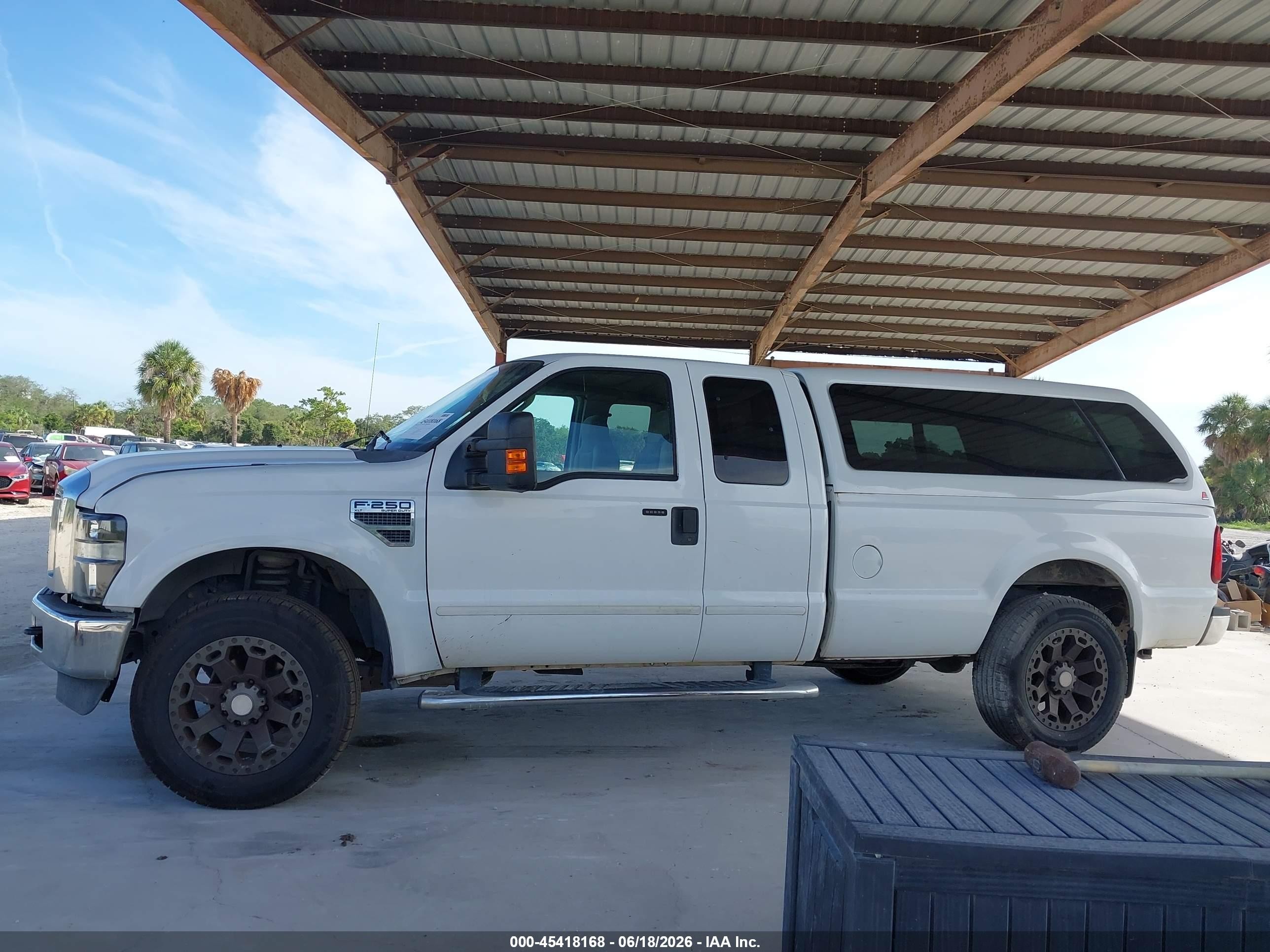 2008 Ford F-250 Fx4/lariat/xl/xlt White vin: 1FTSX21548ED52765