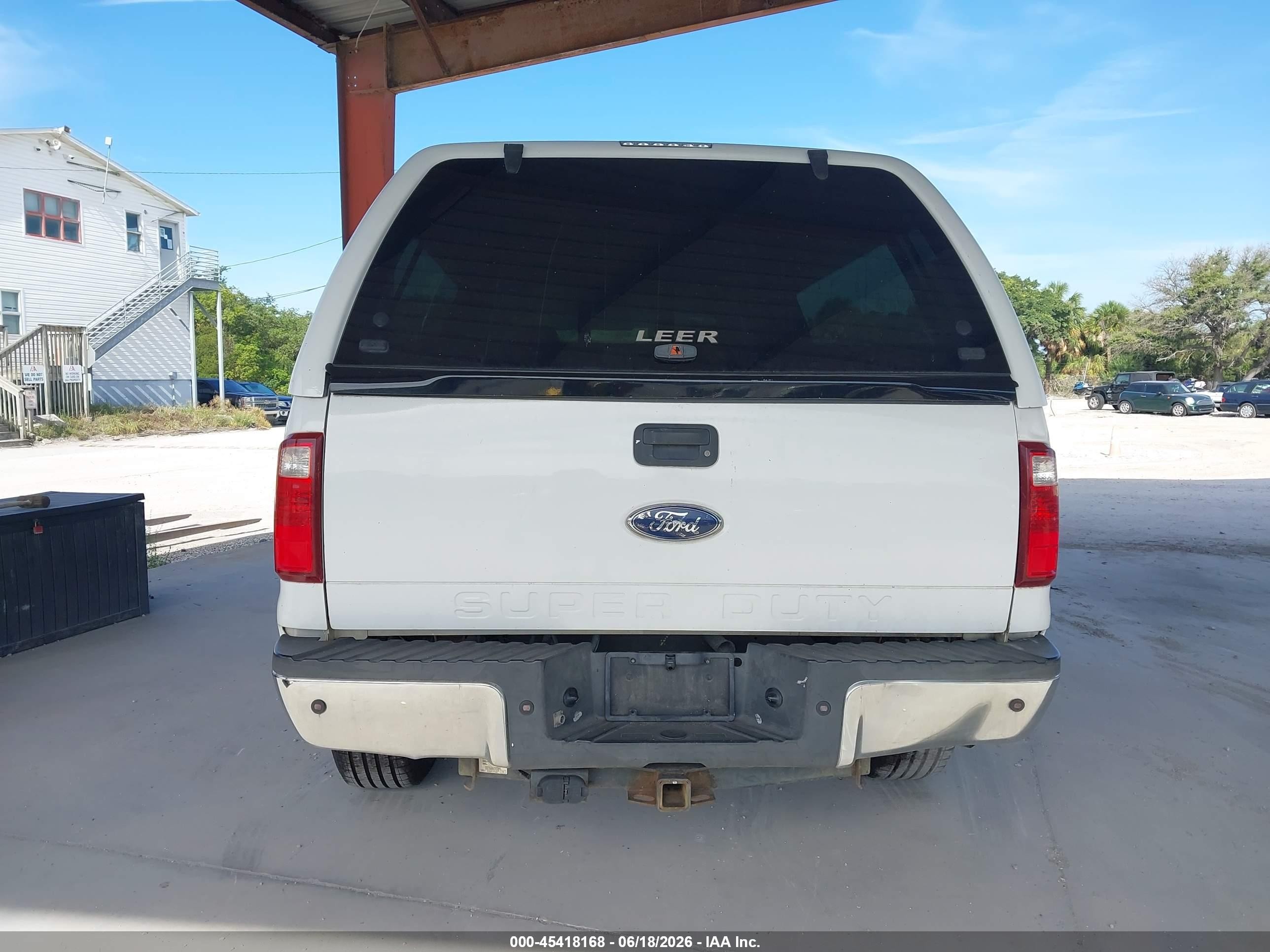 2008 Ford F-250 Fx4/lariat/xl/xlt White vin: 1FTSX21548ED52765