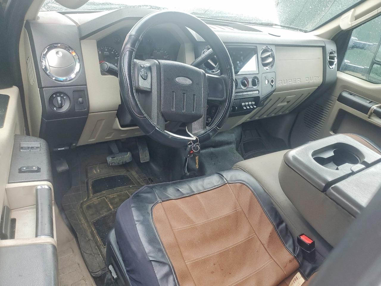 2009 Ford F250 Super Duty Белый vin: 1FTSX21549EA28538