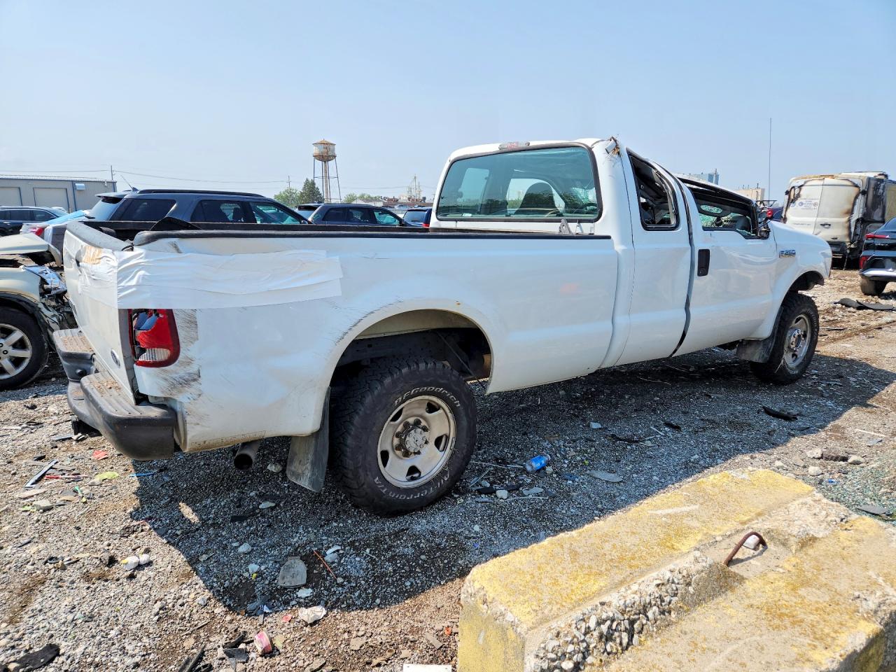 2006 Ford F250 Super Duty White vin: 1FTSX21556ED48625