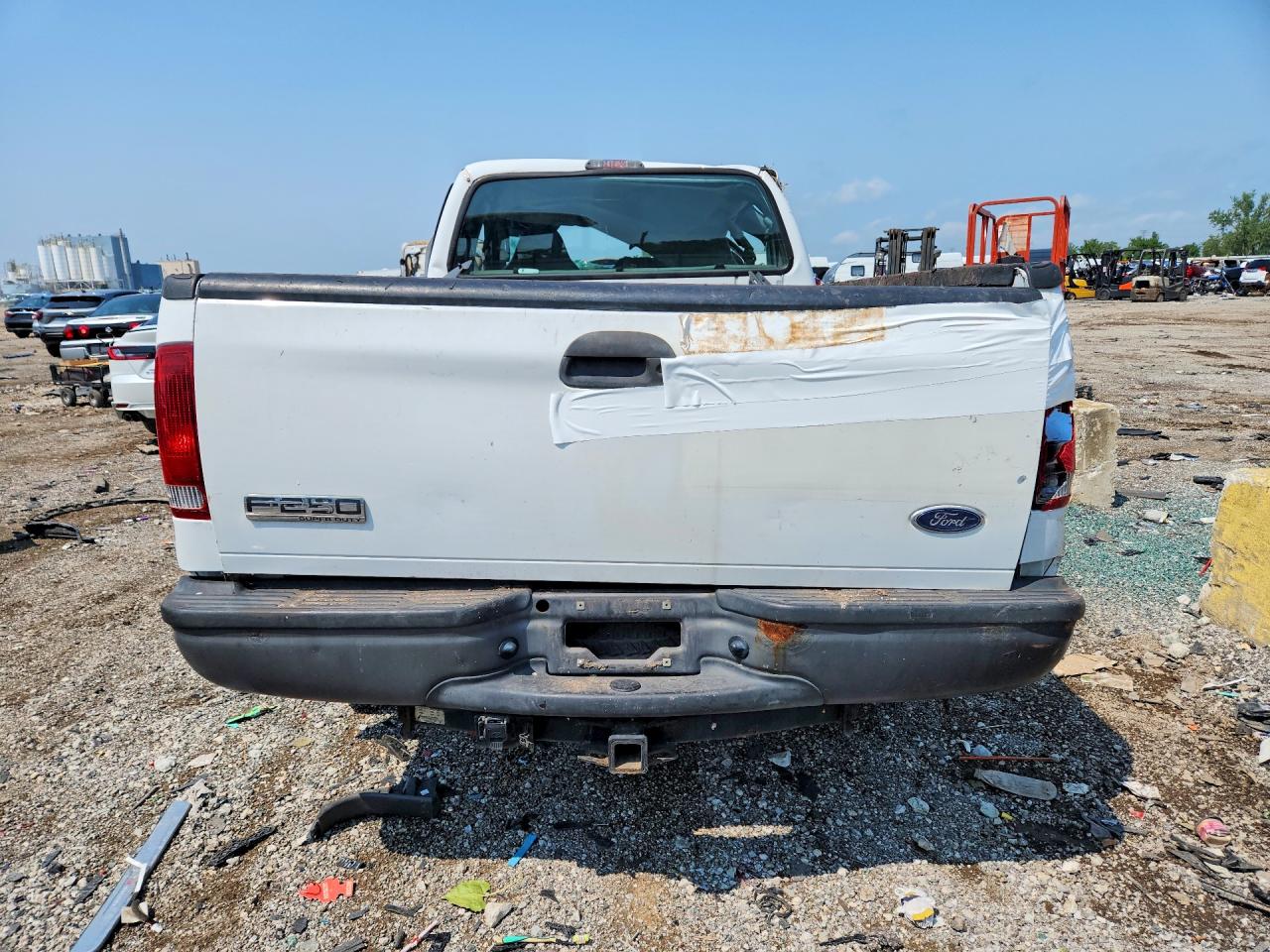 2006 Ford F250 Super Duty White vin: 1FTSX21556ED48625