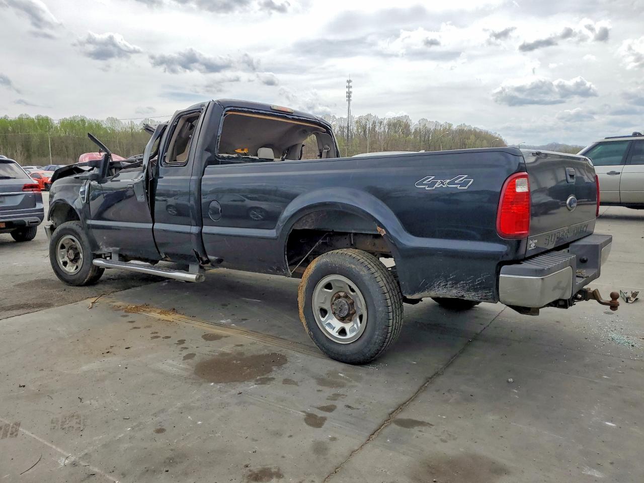 2008 Ford F250 Super Duty Black vin: 1FTSX21558EE27733