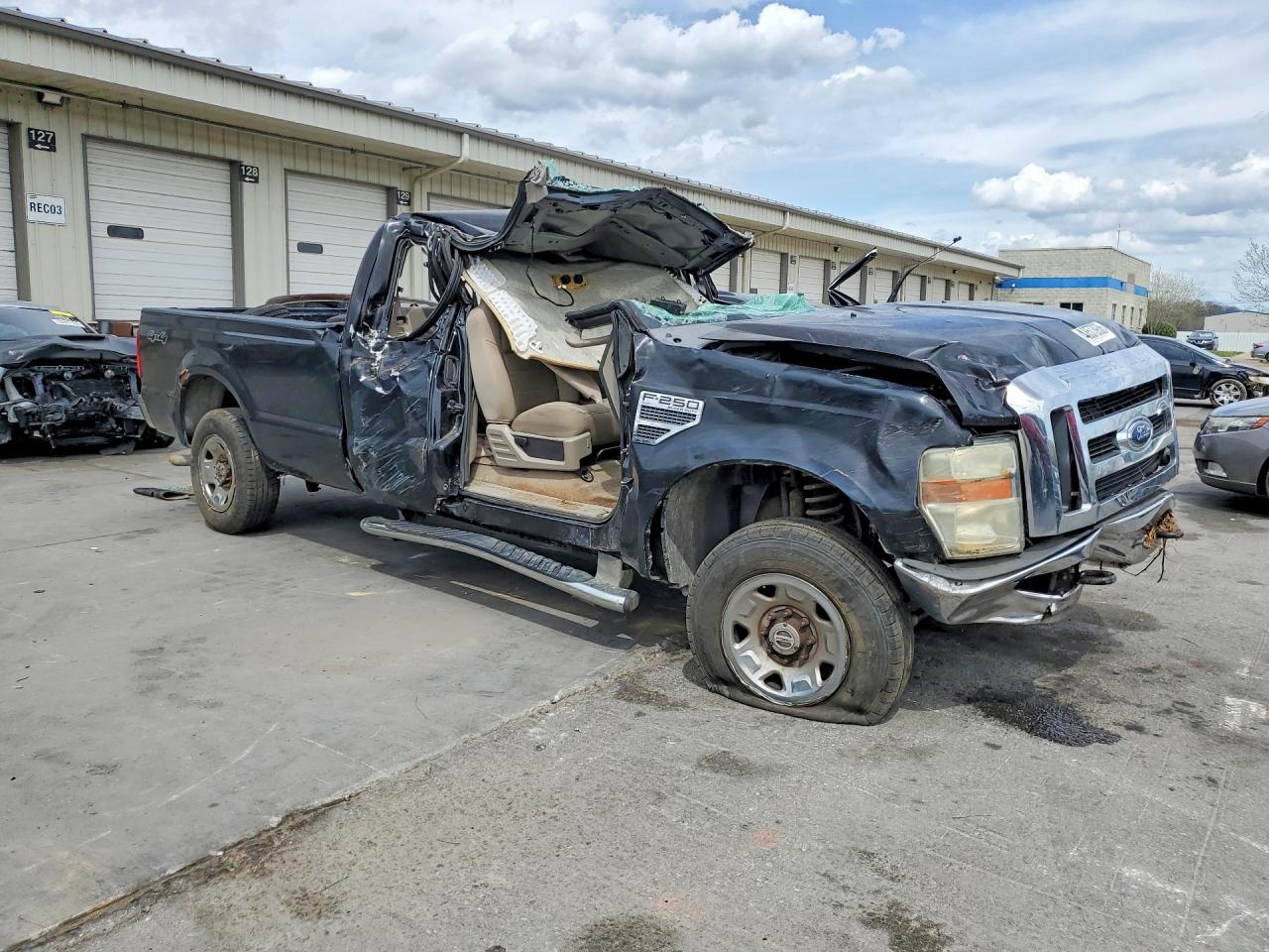 2008 Ford F250 Super Duty Black vin: 1FTSX21558EE27733