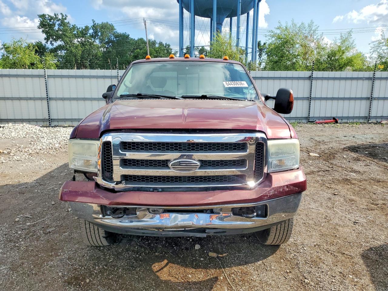 2006 Ford F250 Super Duty Burgundy vin: 1FTSX21566ED77499