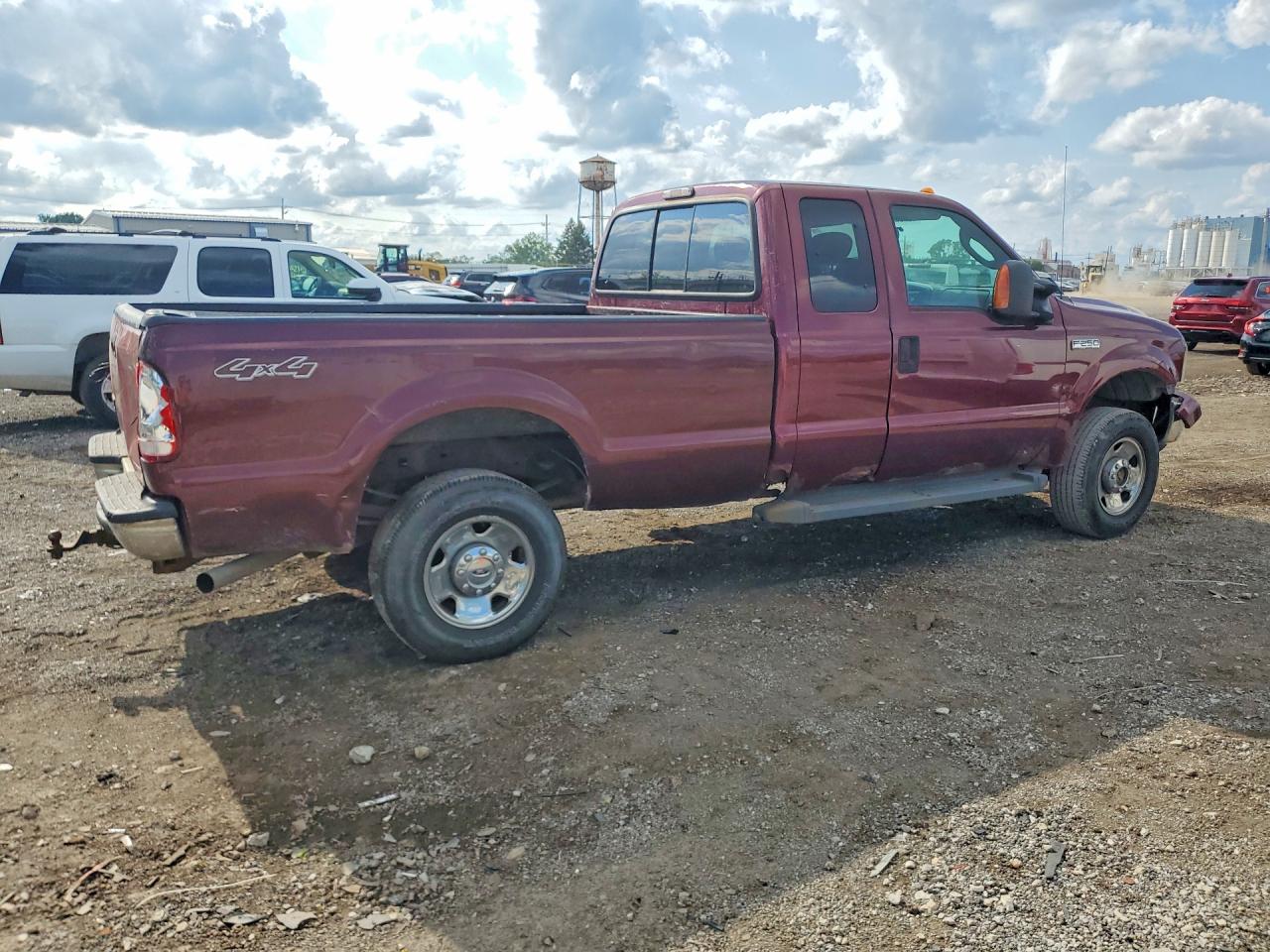 2006 Ford F250 Super Duty Burgundy vin: 1FTSX21566ED77499