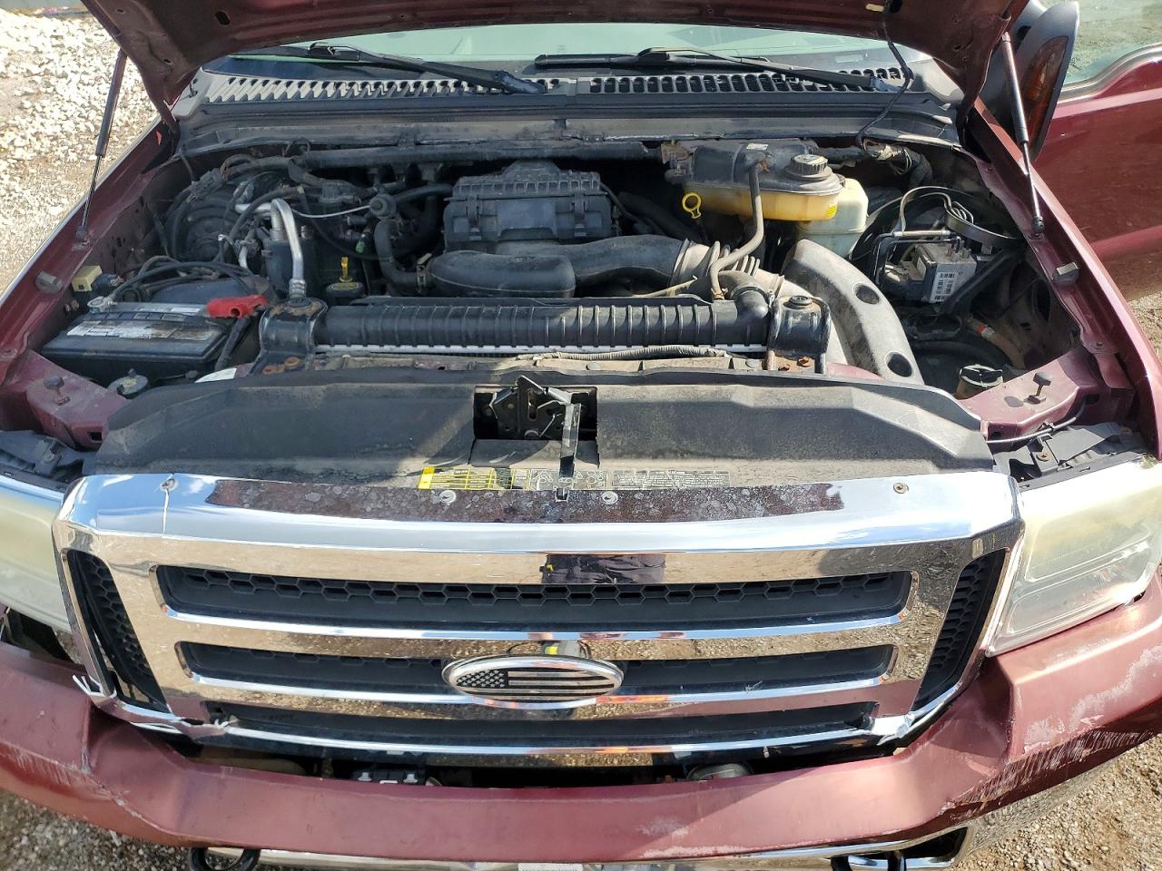 2006 Ford F250 Super Duty Burgundy vin: 1FTSX21566ED77499