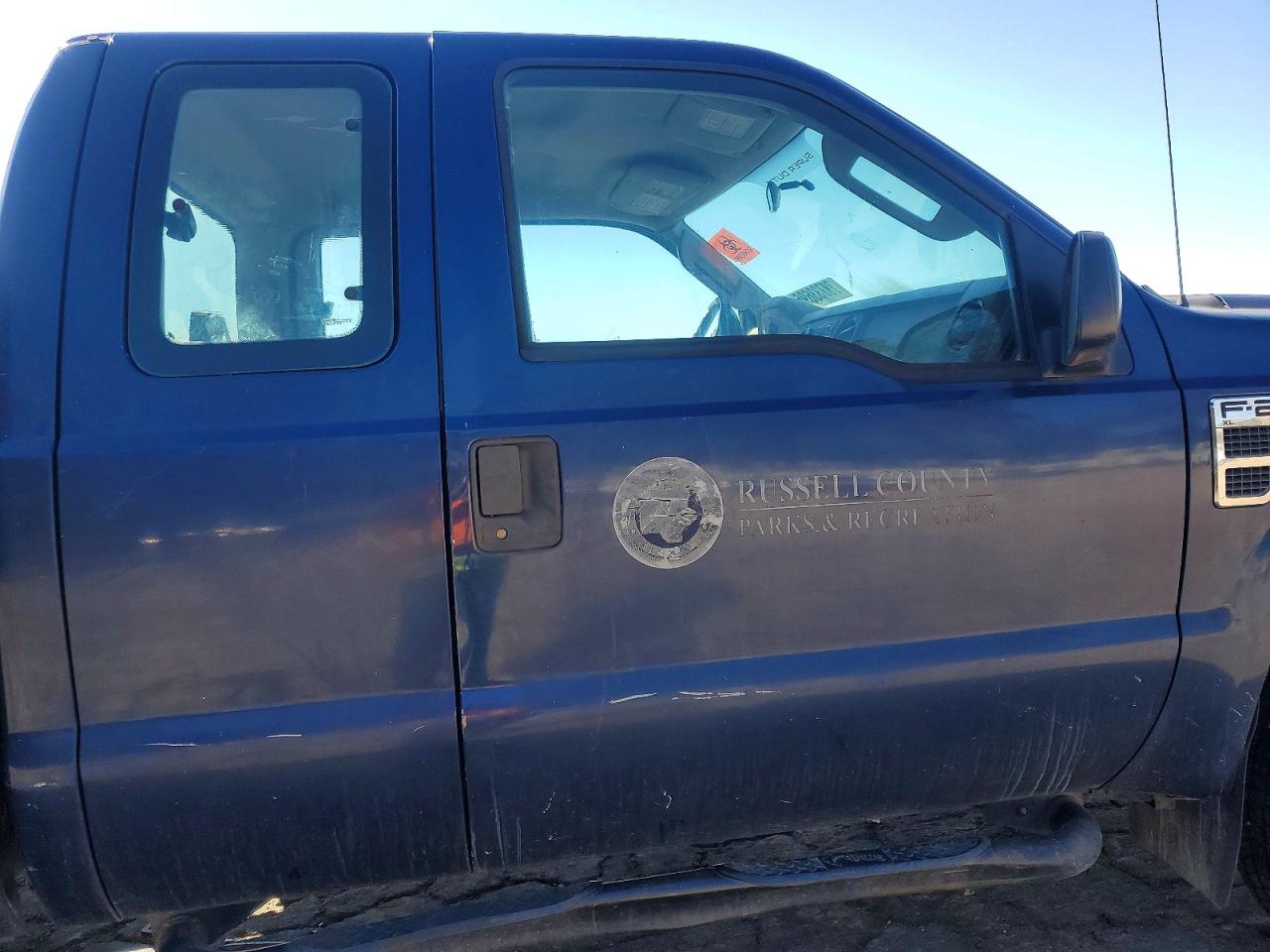 2008 Ford F250 Super Duty Blue vin: 1FTSX21568ED38107