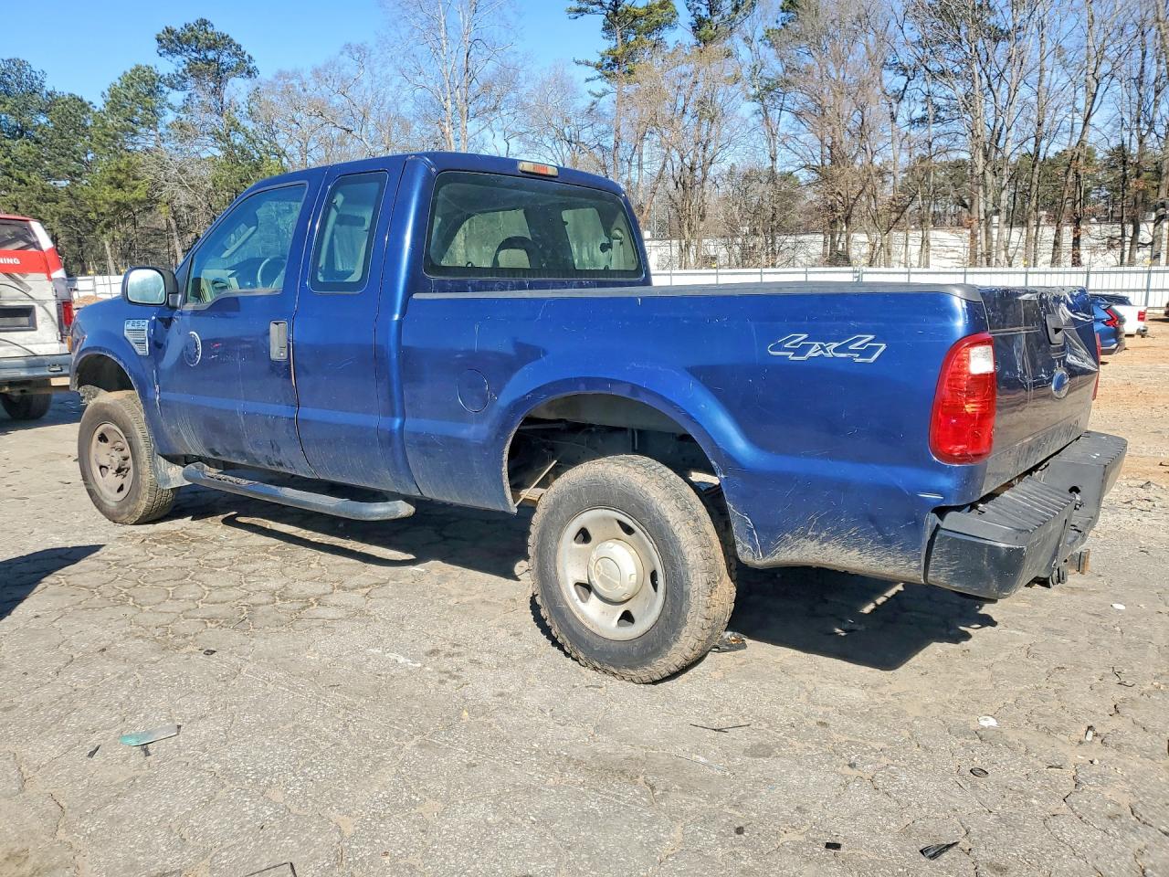 2008 Ford F250 Super Duty Blue vin: 1FTSX21568ED38107