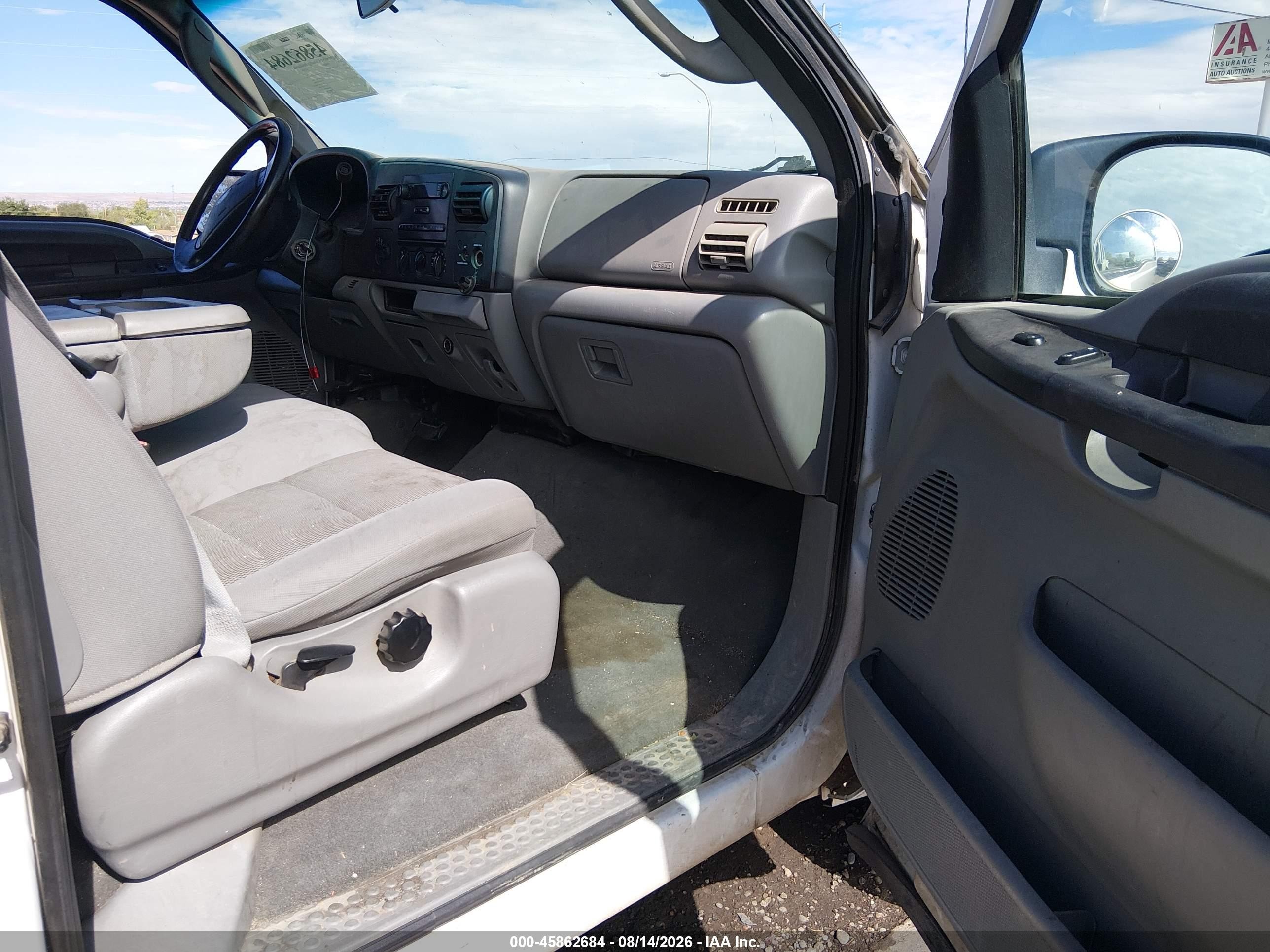 2006 Ford F-250 Lariat/xl/xlt White vin: 1FTSX21576EA25693
