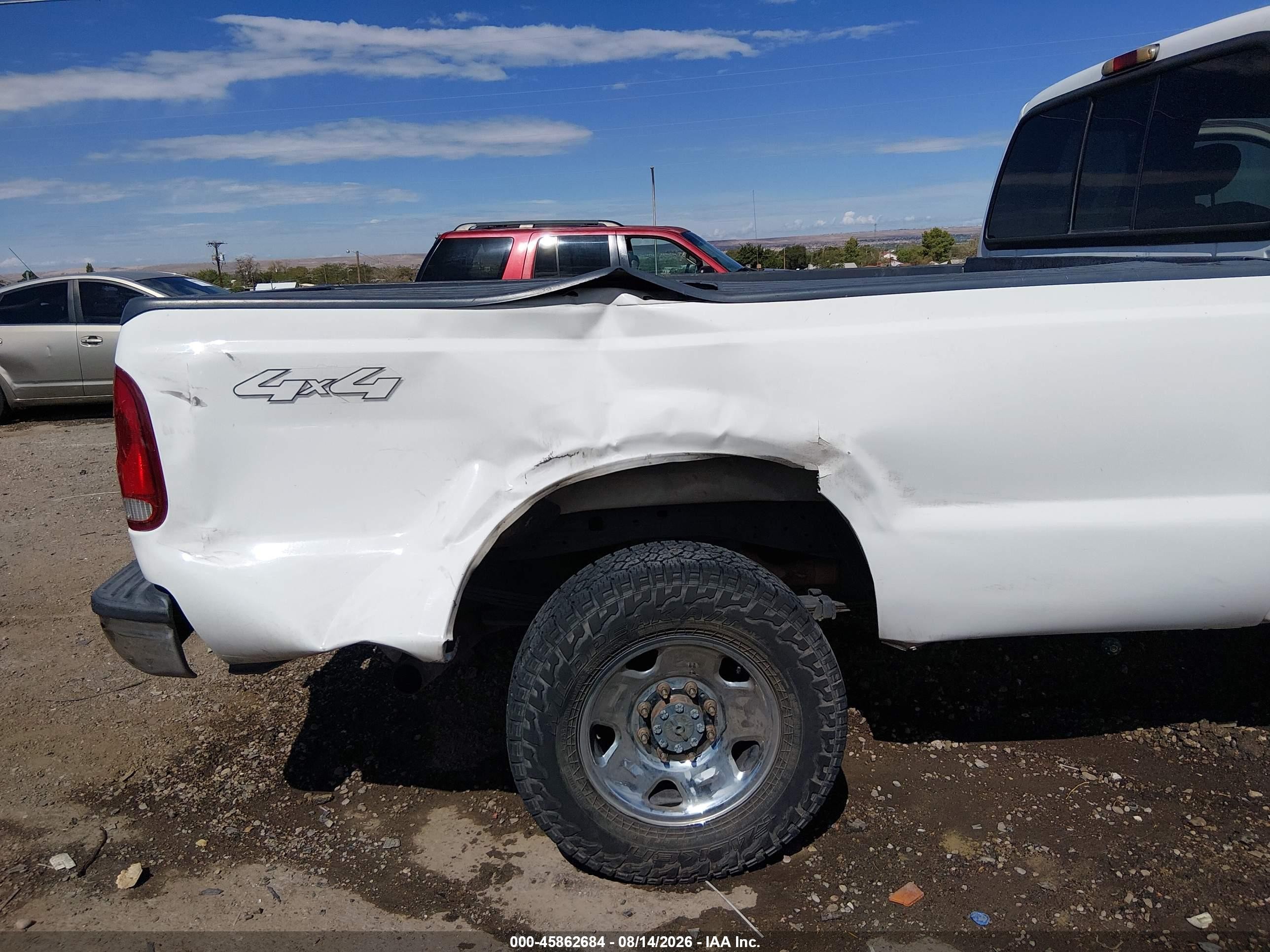 2006 Ford F-250 Lariat/xl/xlt White vin: 1FTSX21576EA25693
