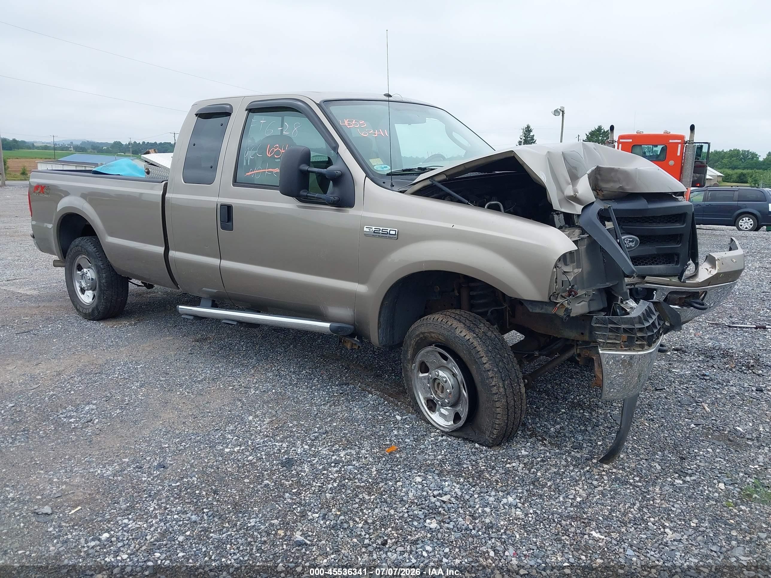 2006 Ford F-250 Lariat/xl/xlt Gold vin: 1FTSX21586EA54619