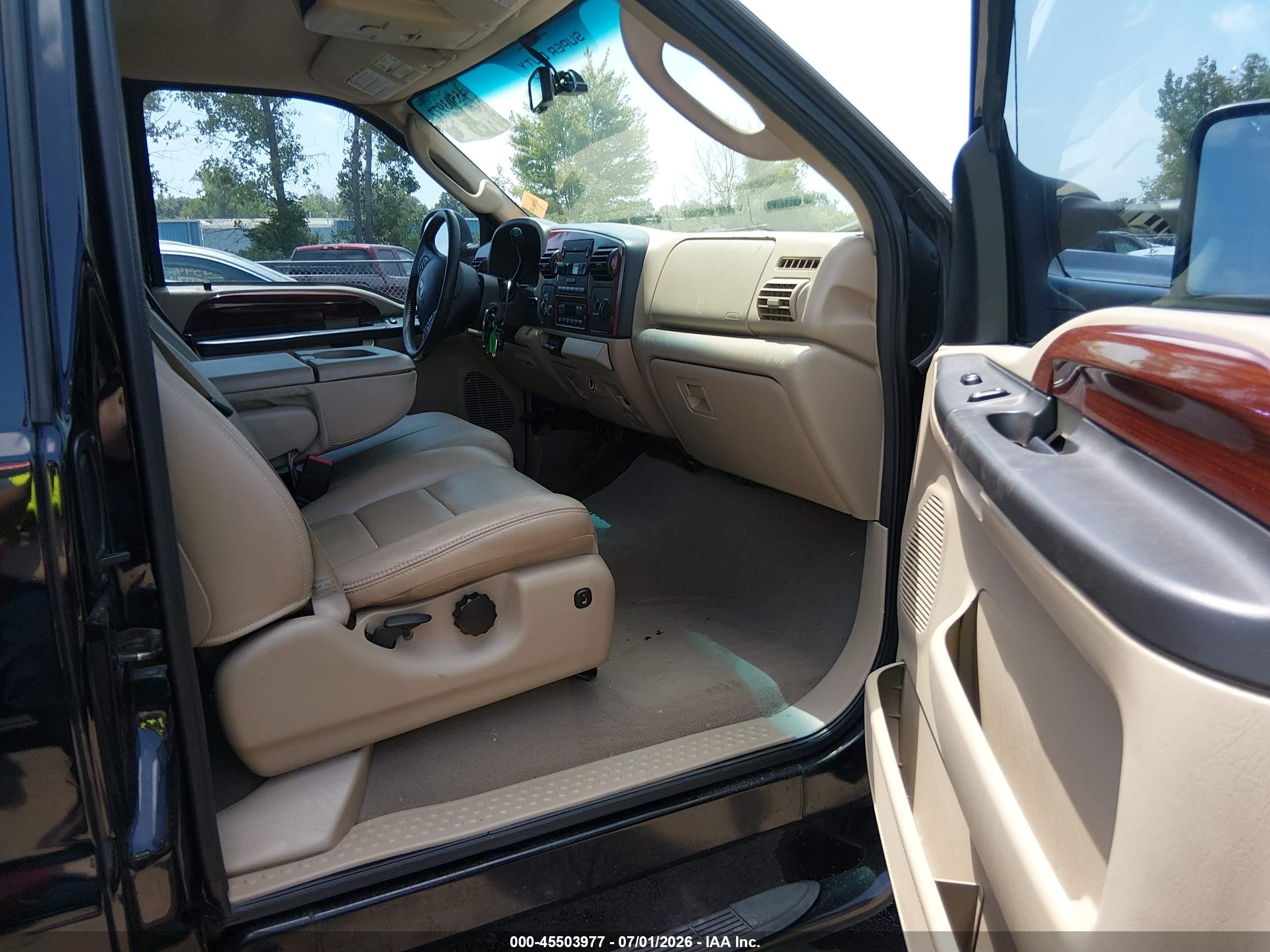 2006 Ford F-250 Lariat/xl/xlt Black vin: 1FTSX21586EC93751