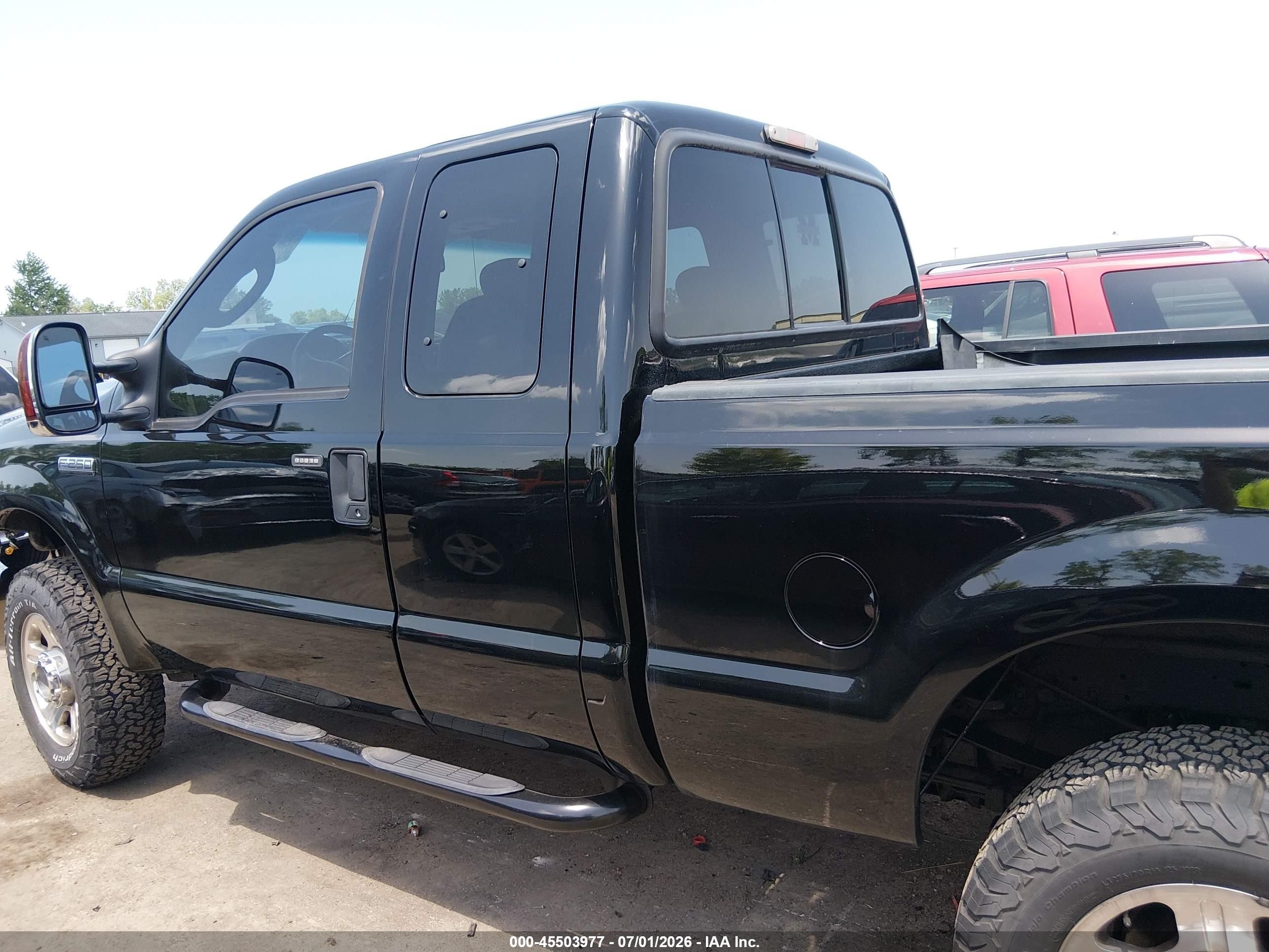 2006 Ford F-250 Lariat/xl/xlt Black vin: 1FTSX21586EC93751