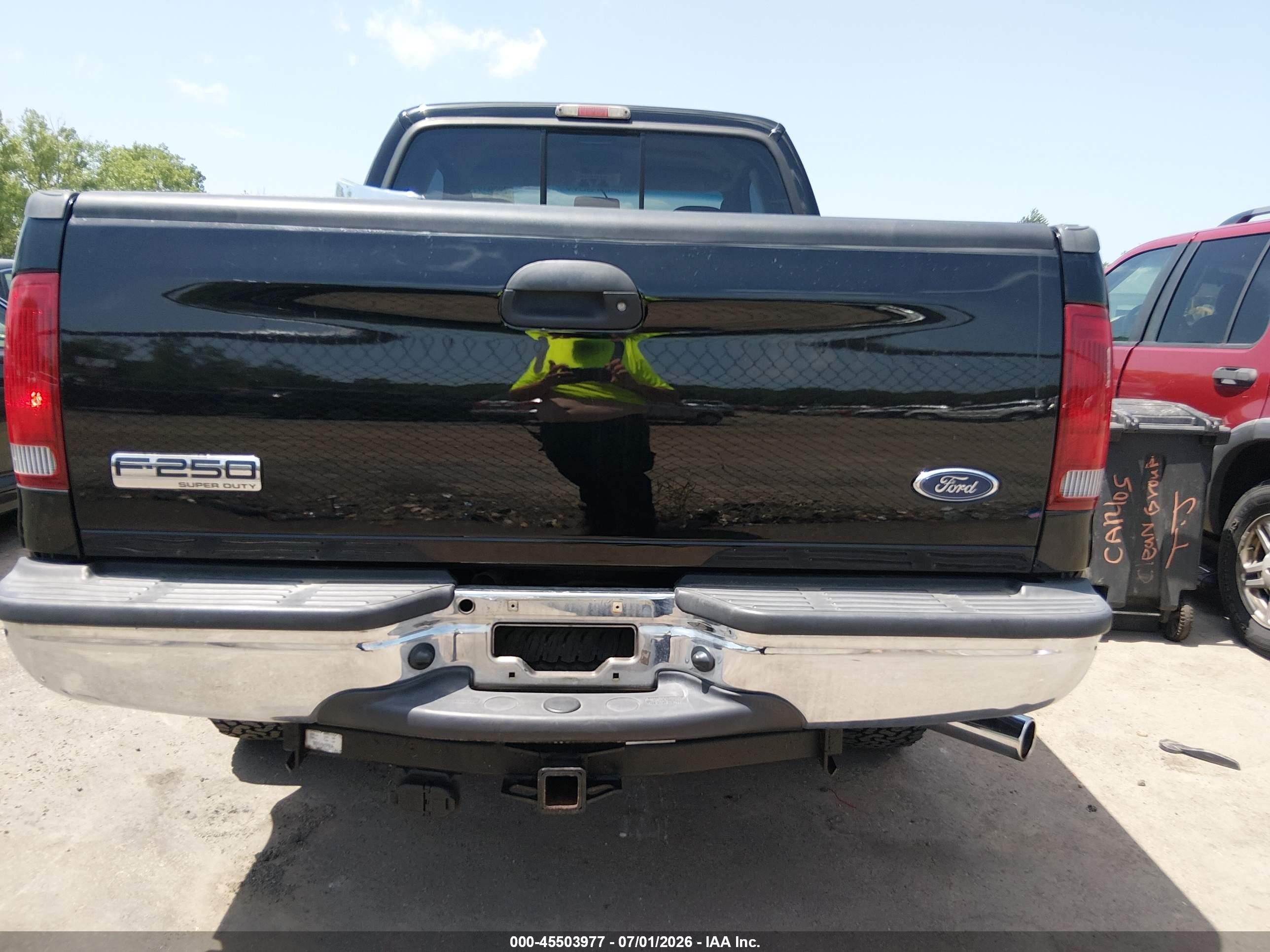2006 Ford F-250 Lariat/xl/xlt Black vin: 1FTSX21586EC93751