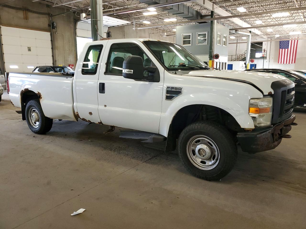 2008 Ford F250 Super Duty White vin: 1FTSX21588EE12935
