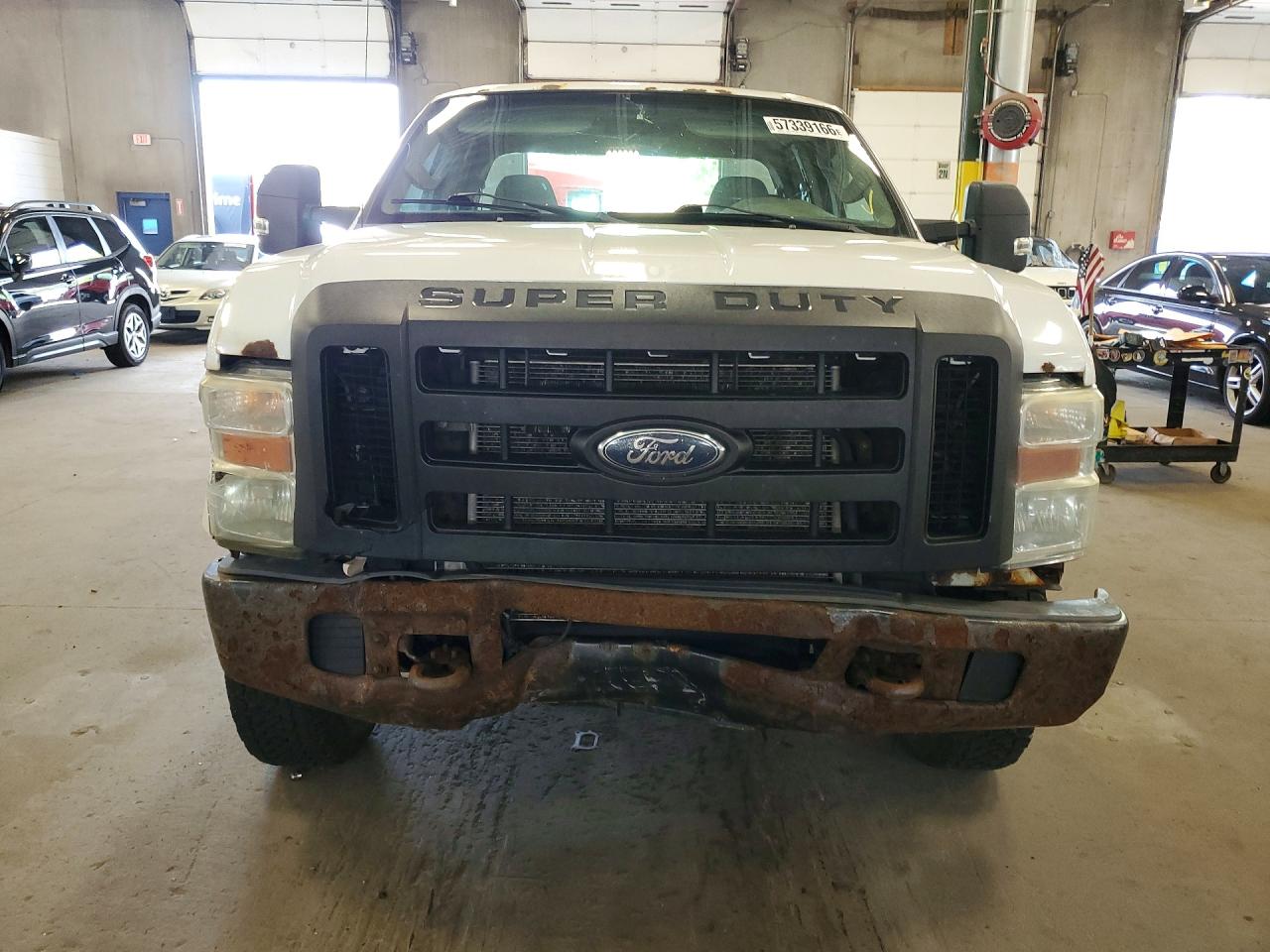 2008 Ford F250 Super Duty White vin: 1FTSX21588EE12935