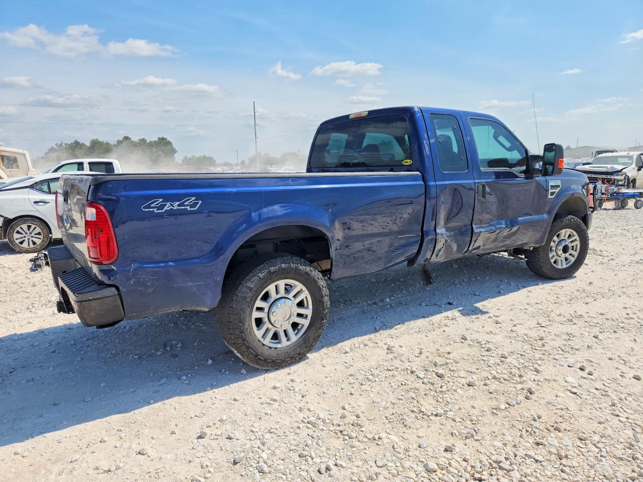 2008 Ford F250 Super Duty Blue vin: 1FTSX21598EC71230