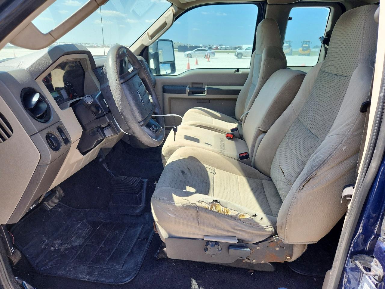 2008 Ford F250 Super Duty Blue vin: 1FTSX21598EC71230