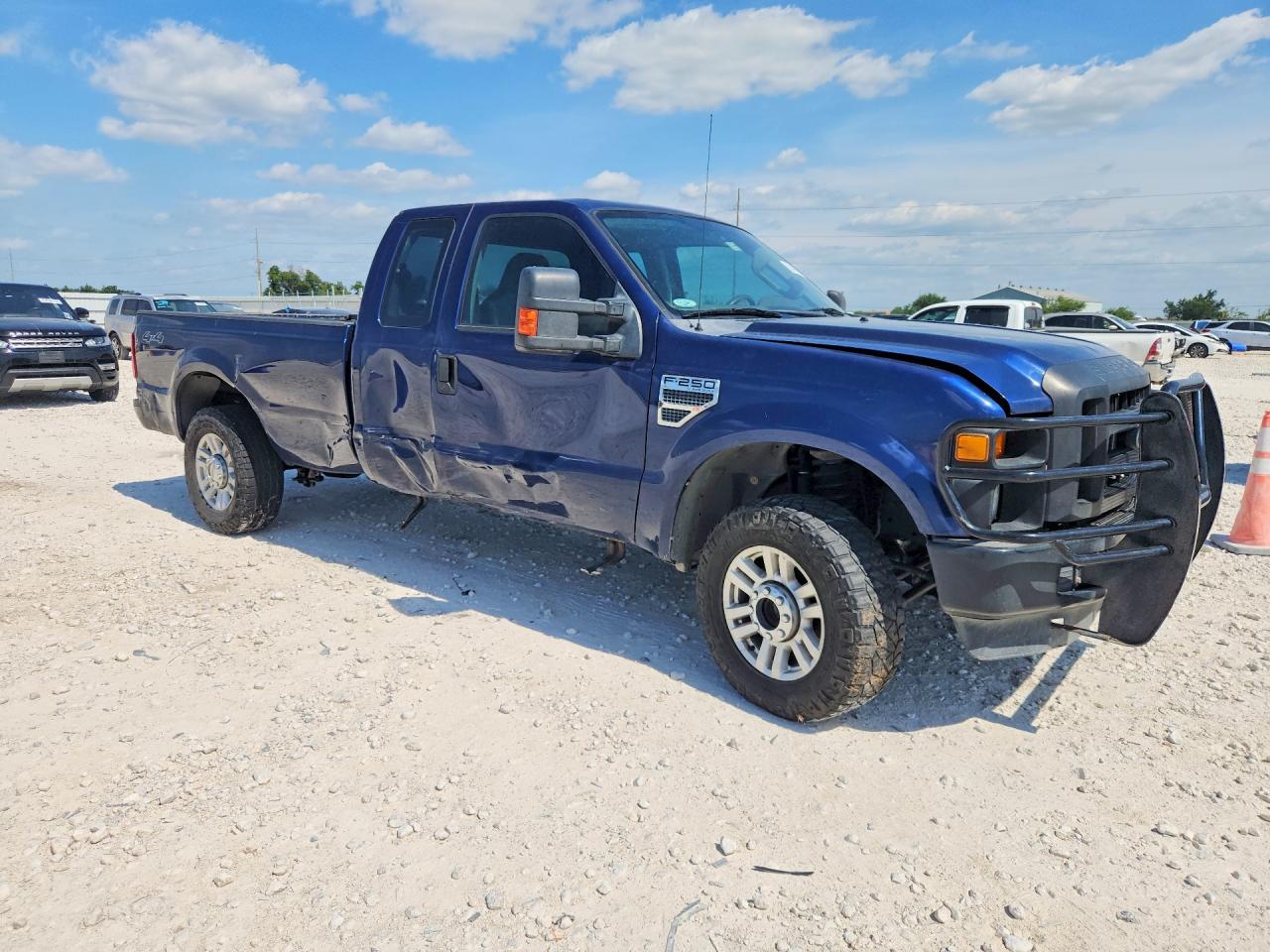 2008 Ford F250 Super Duty Blue vin: 1FTSX21598EC71230