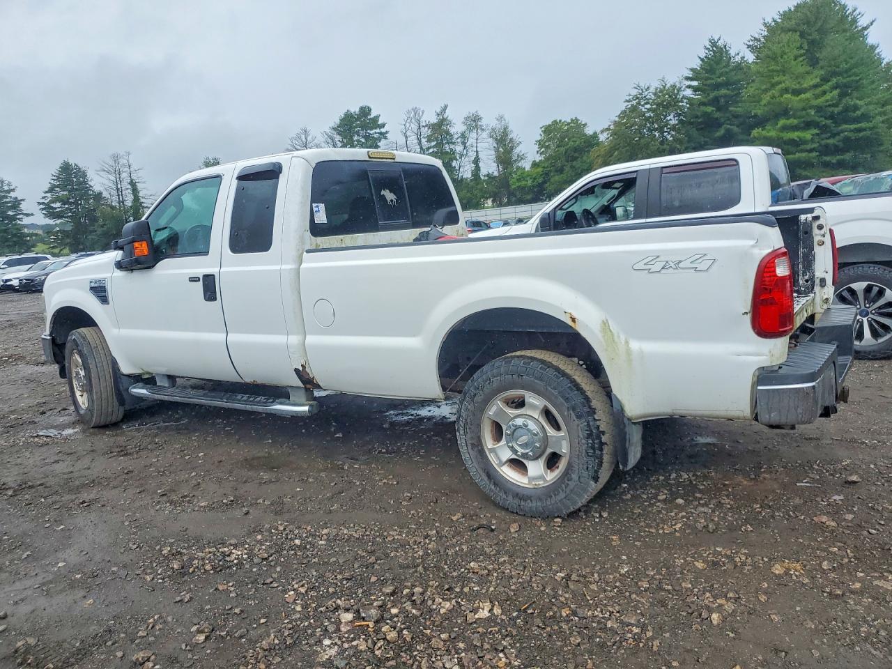 2009 Ford F250 Super Duty White vin: 1FTSX21599EB14833