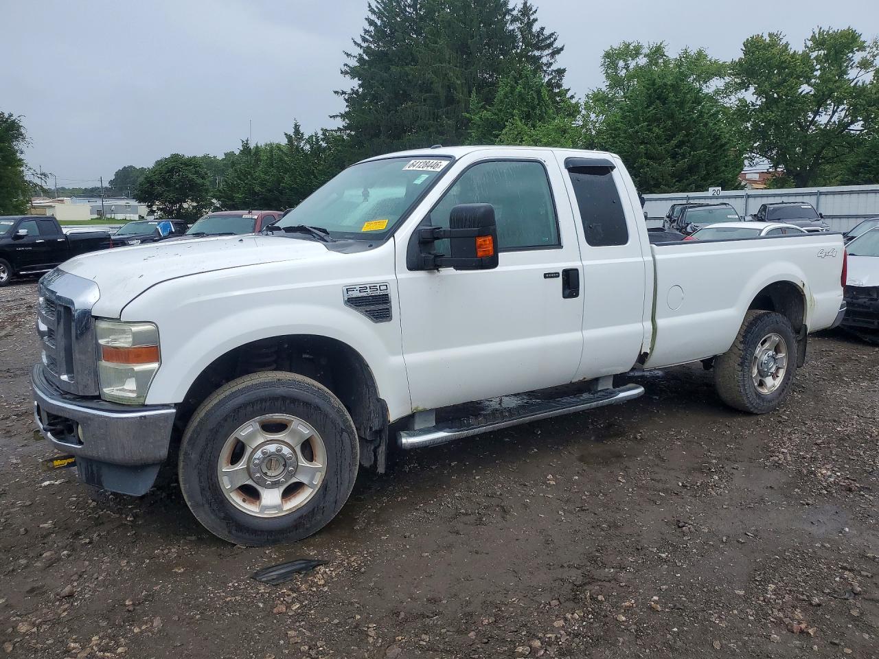 2009 Ford F250 Super Duty White vin: 1FTSX21599EB14833