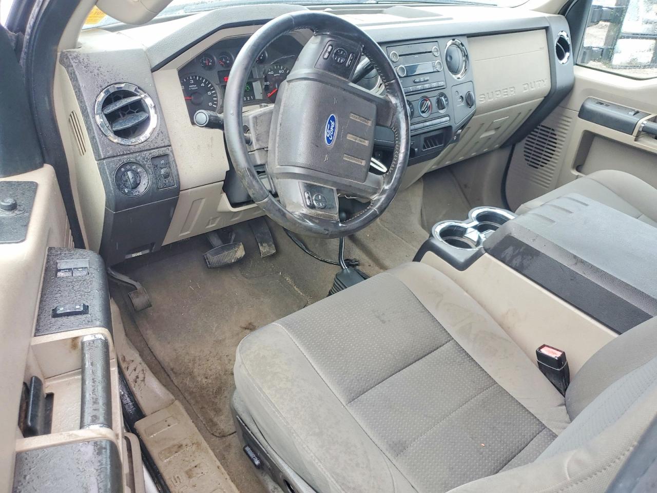 2009 Ford F250 Super Duty White vin: 1FTSX21599EB14833