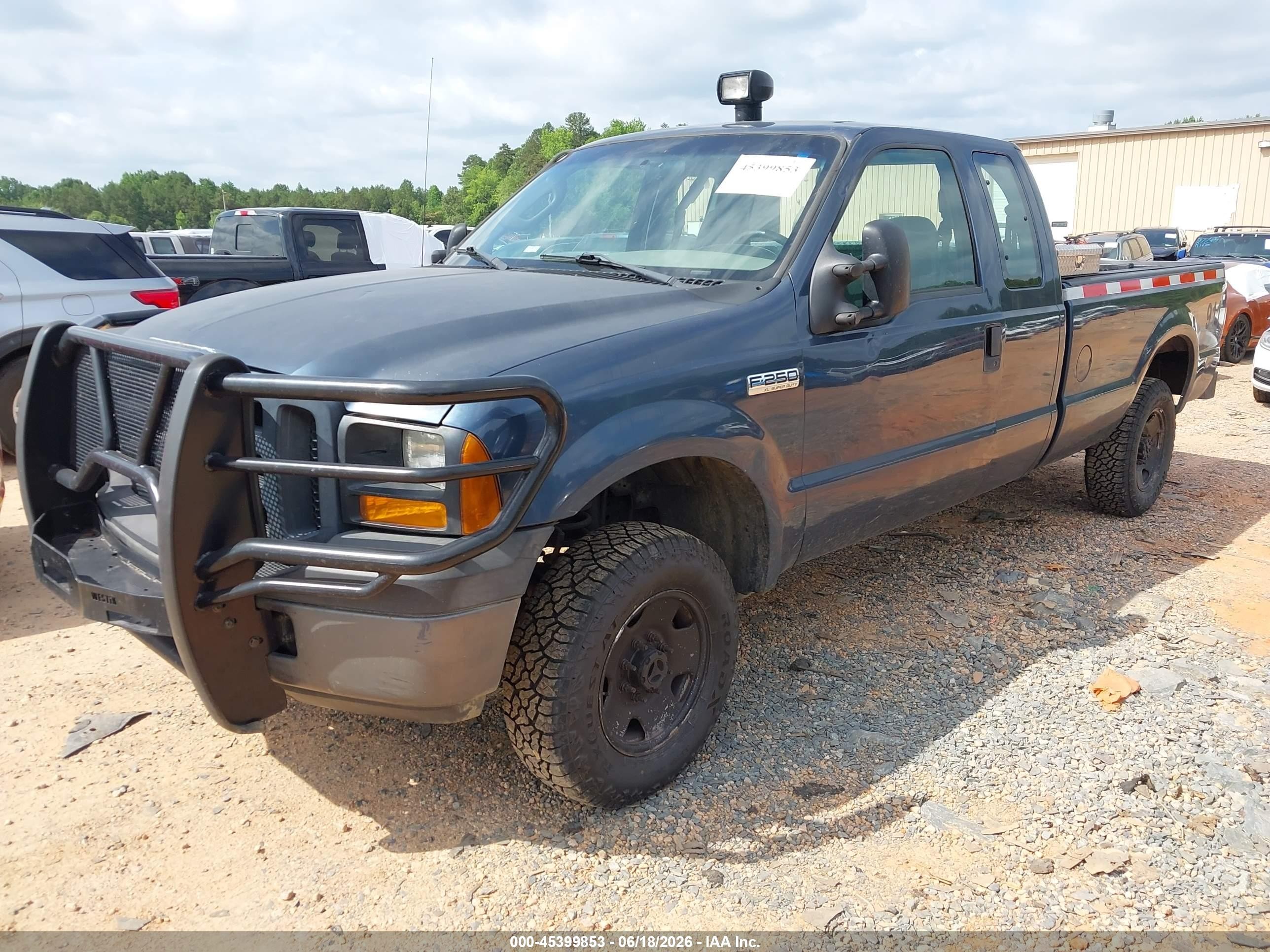 2006 Ford F-250 Lariat/xl/xlt Blue vin: 1FTSX215X6EB82795