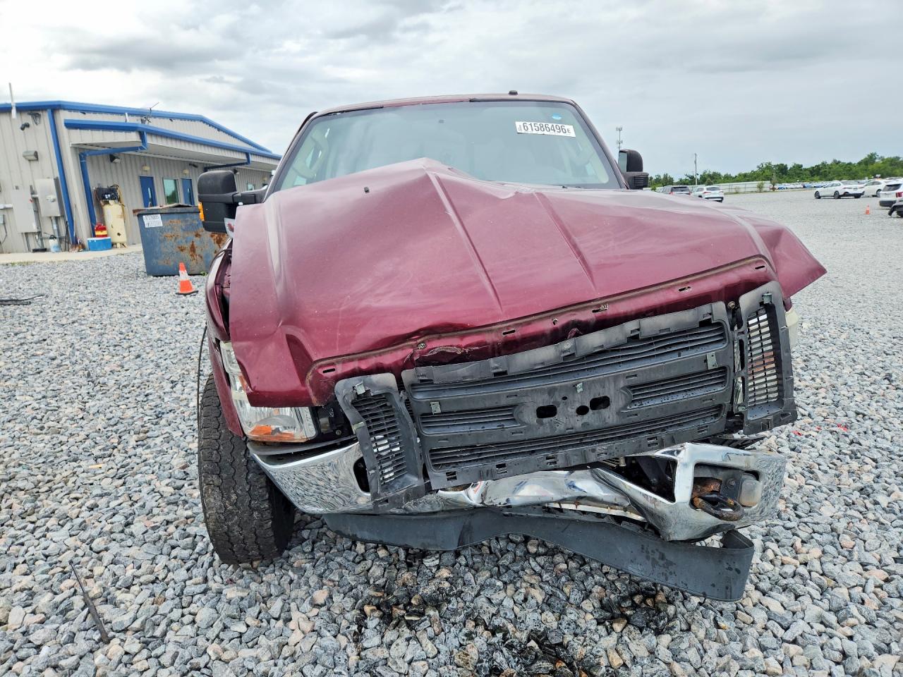 2008 Ford F250 Super Duty Burgundy vin: 1FTSX215X8ED41401