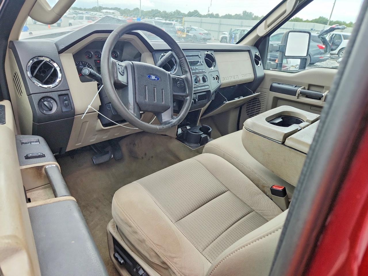 2008 Ford F250 Super Duty Burgundy vin: 1FTSX215X8ED41401