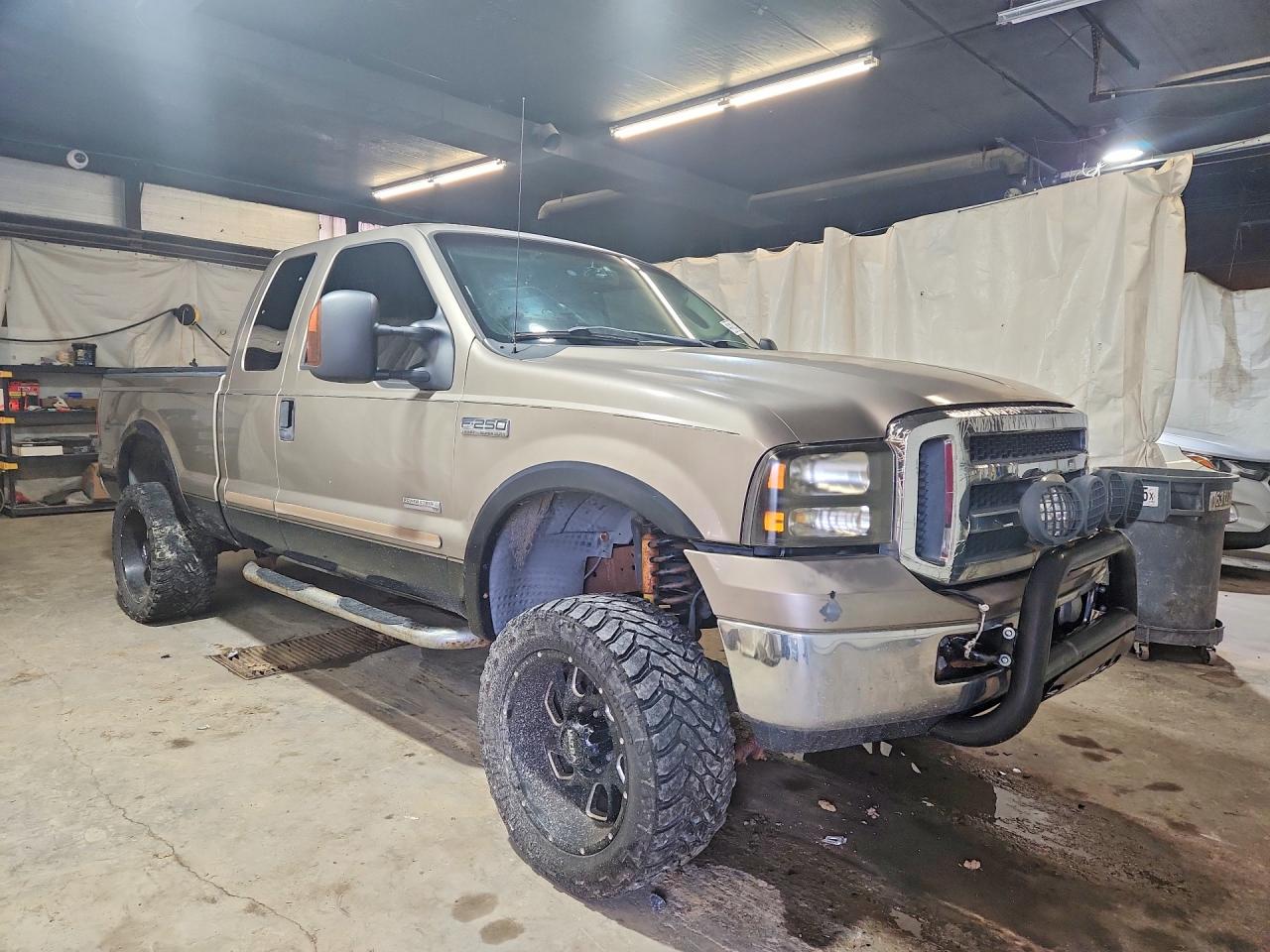 2006 Ford F250 Super Duty Tan vin: 1FTSX21P06EC18902