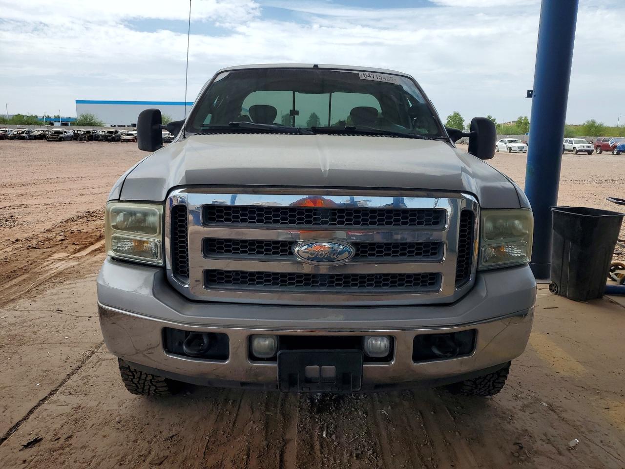 2006 Ford F250 Super Duty Silver vin: 1FTSX21P06EC63886