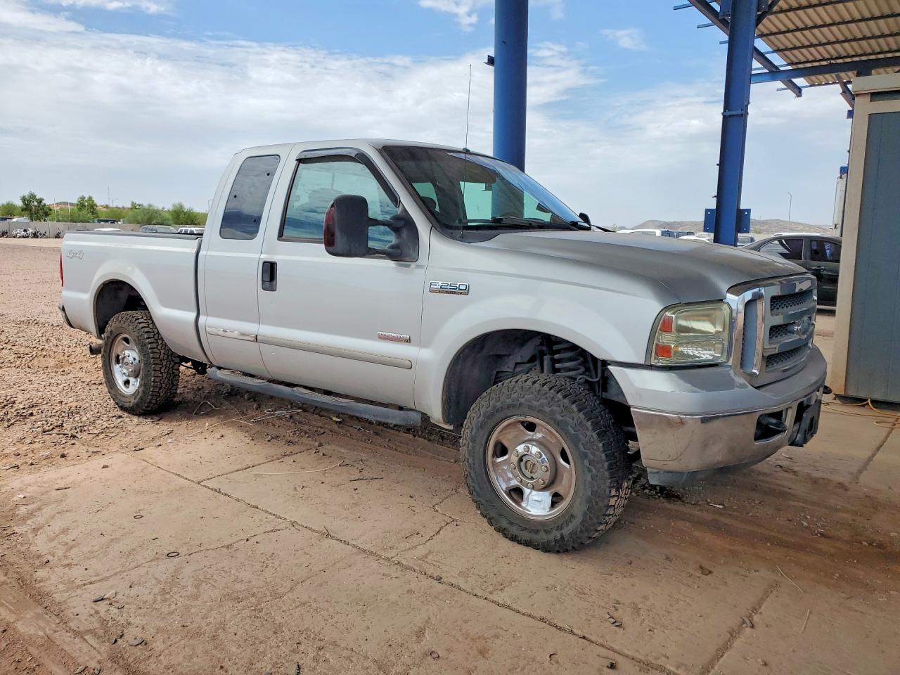 2006 Ford F250 Super Duty Silver vin: 1FTSX21P06EC63886