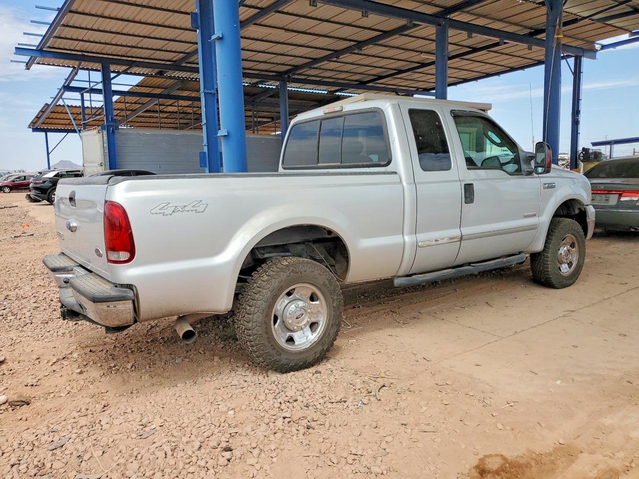 2006 Ford F250 Super Duty Silver vin: 1FTSX21P06EC63886