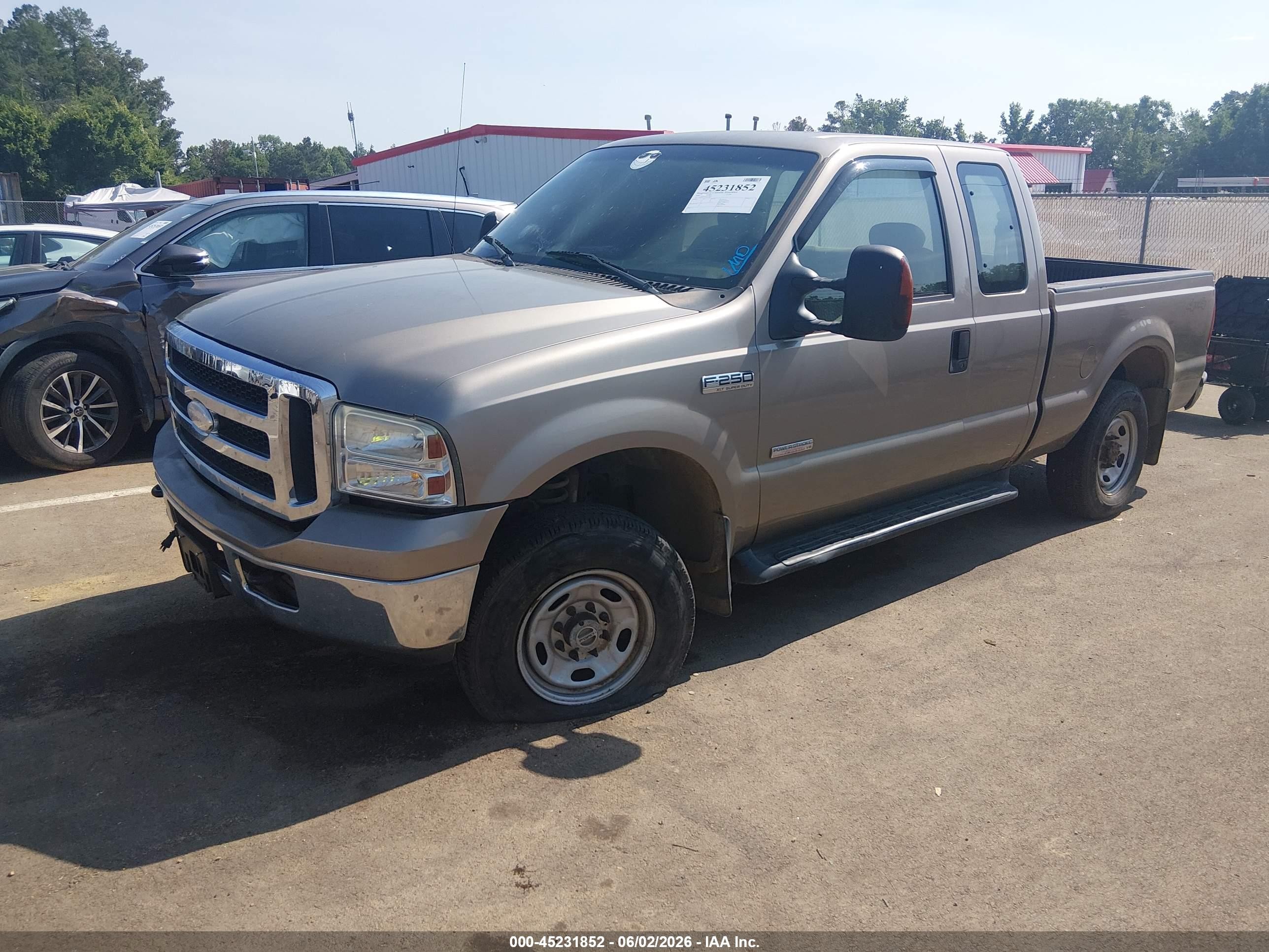 2006 Ford F-250 Lariat/xl/xlt Beige vin: 1FTSX21P16EC18441