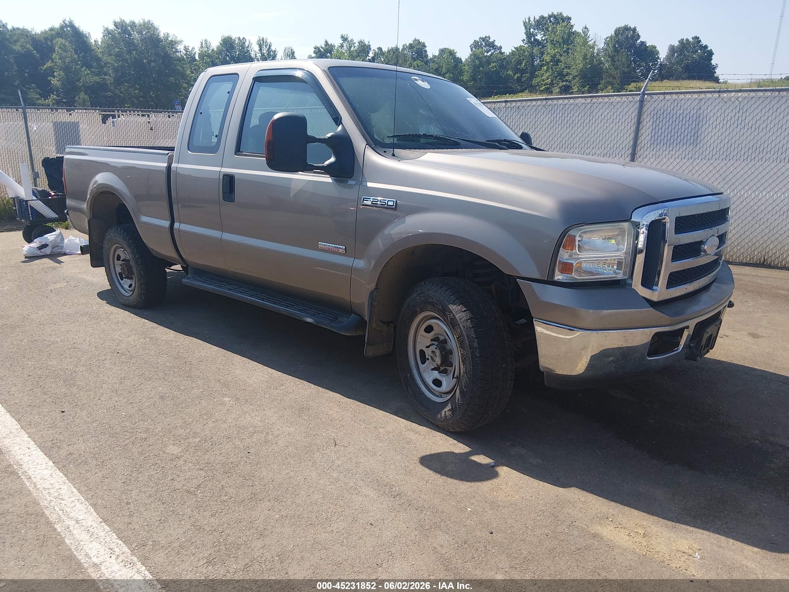 2006 Ford F-250 Lariat/xl/xlt Beige vin: 1FTSX21P16EC18441