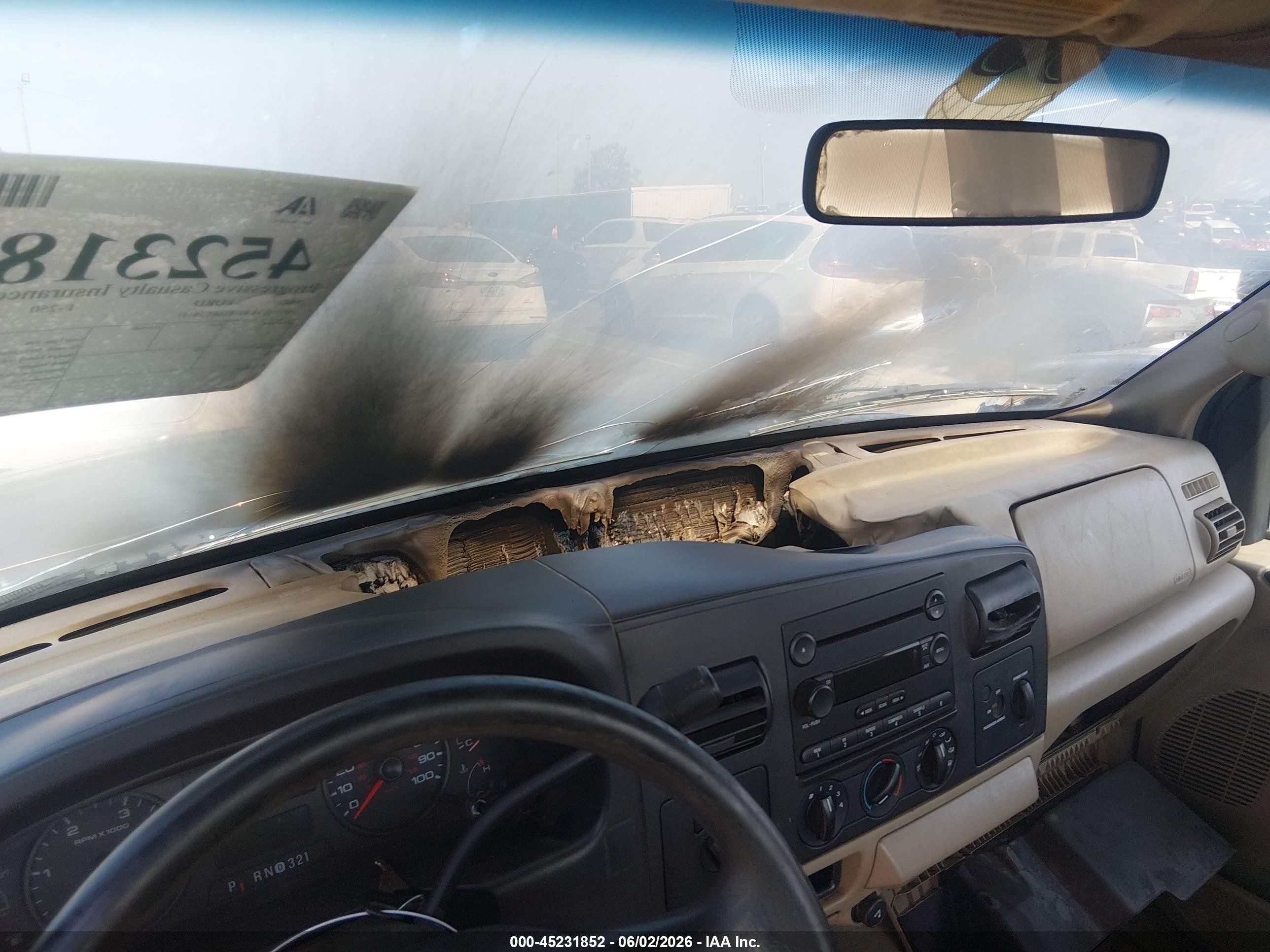 2006 Ford F-250 Lariat/xl/xlt Beige vin: 1FTSX21P16EC18441
