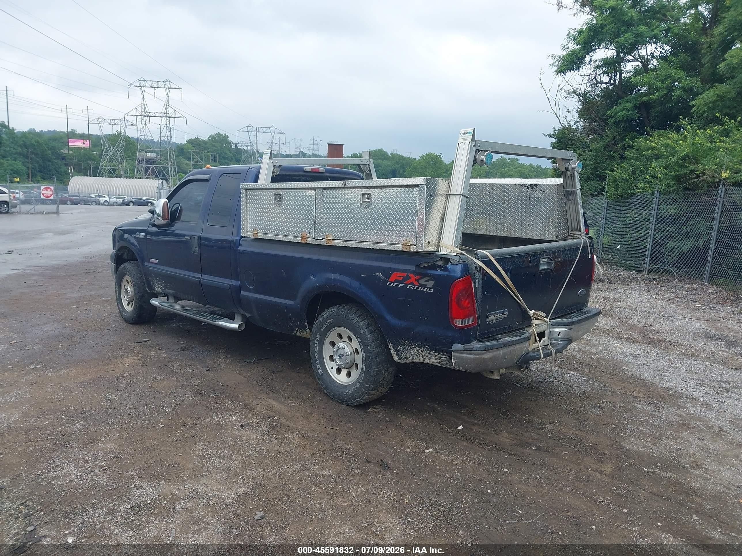 2006 Ford F-250 Lariat/xl/xlt Синий vin: 1FTSX21P16EC78459